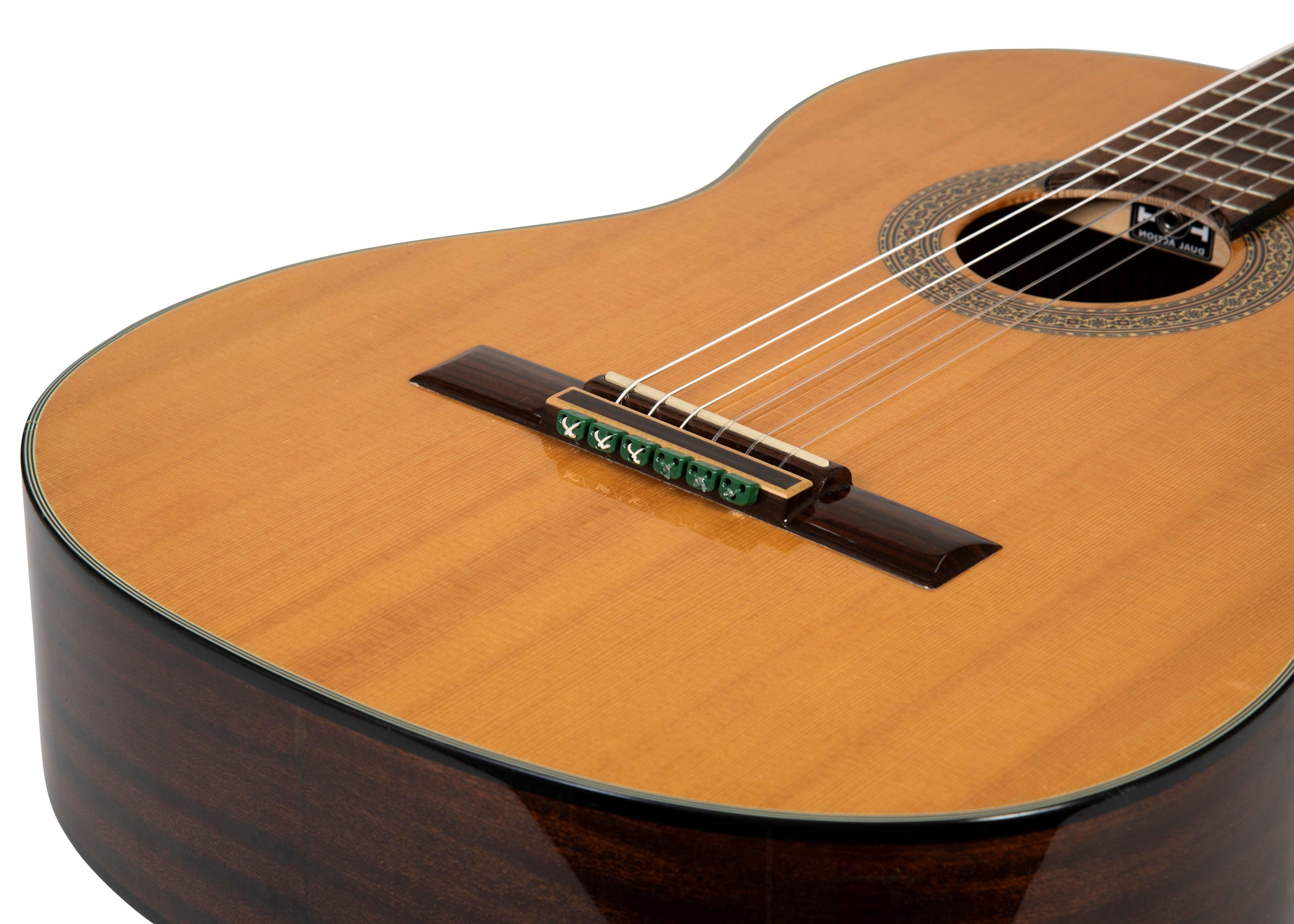 Green Classical Flamenco Acoustic Nylon String Guitar Bridge Beads
