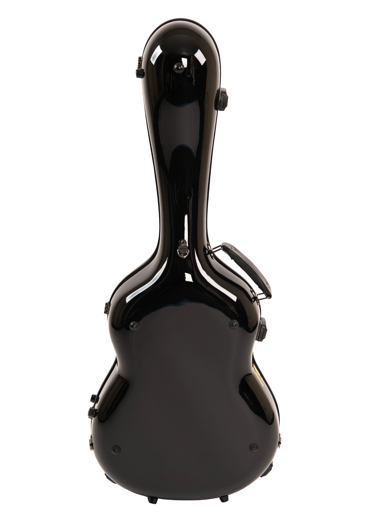 Alba GB Fiber glass Case Black Gloss for Classical Guitar Acoustic, Flamenco guitar case