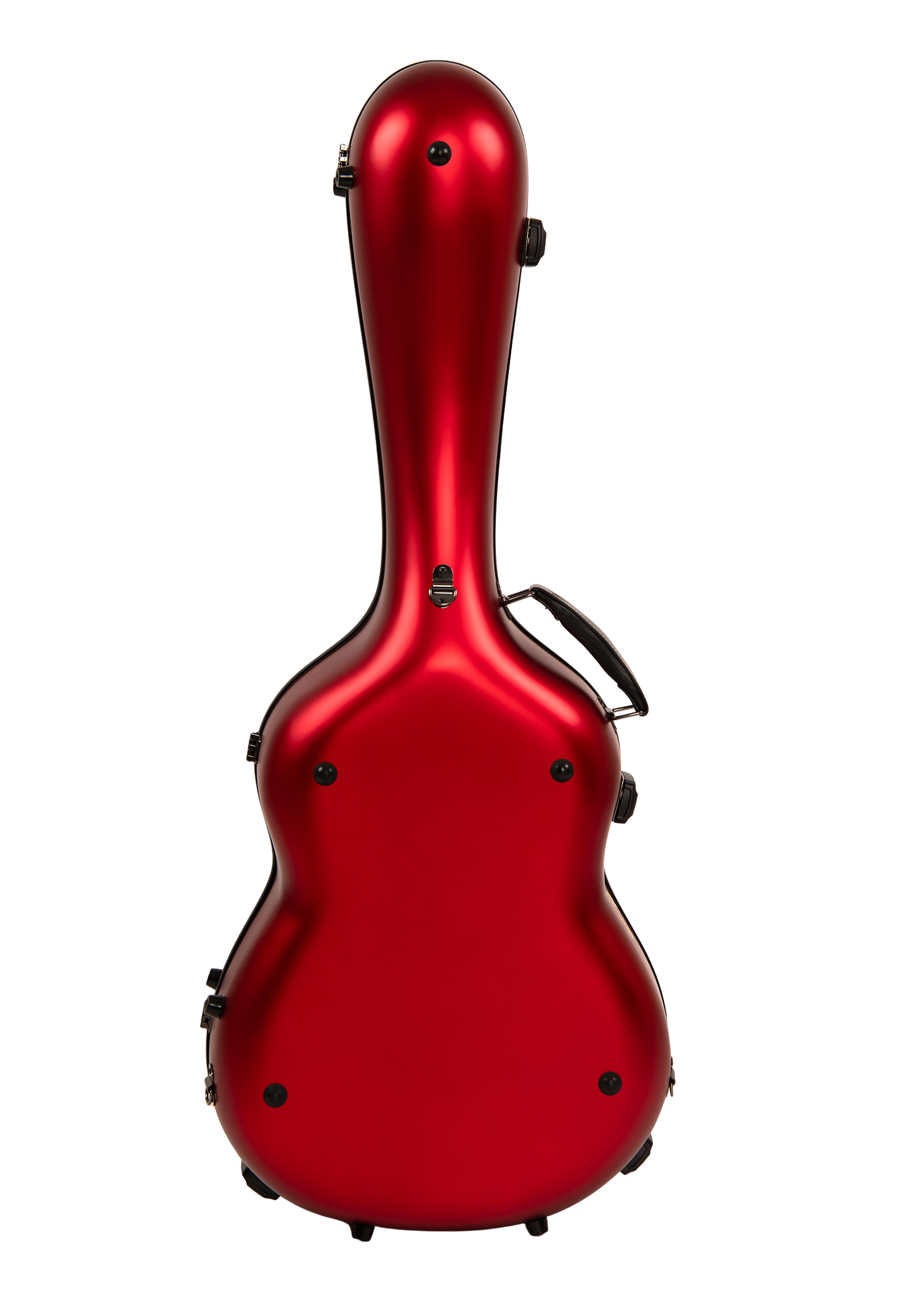 Fiber Glass Alba Guitar Case Red Matte For Classical Guitar Acoustic, Flamenco guitar case