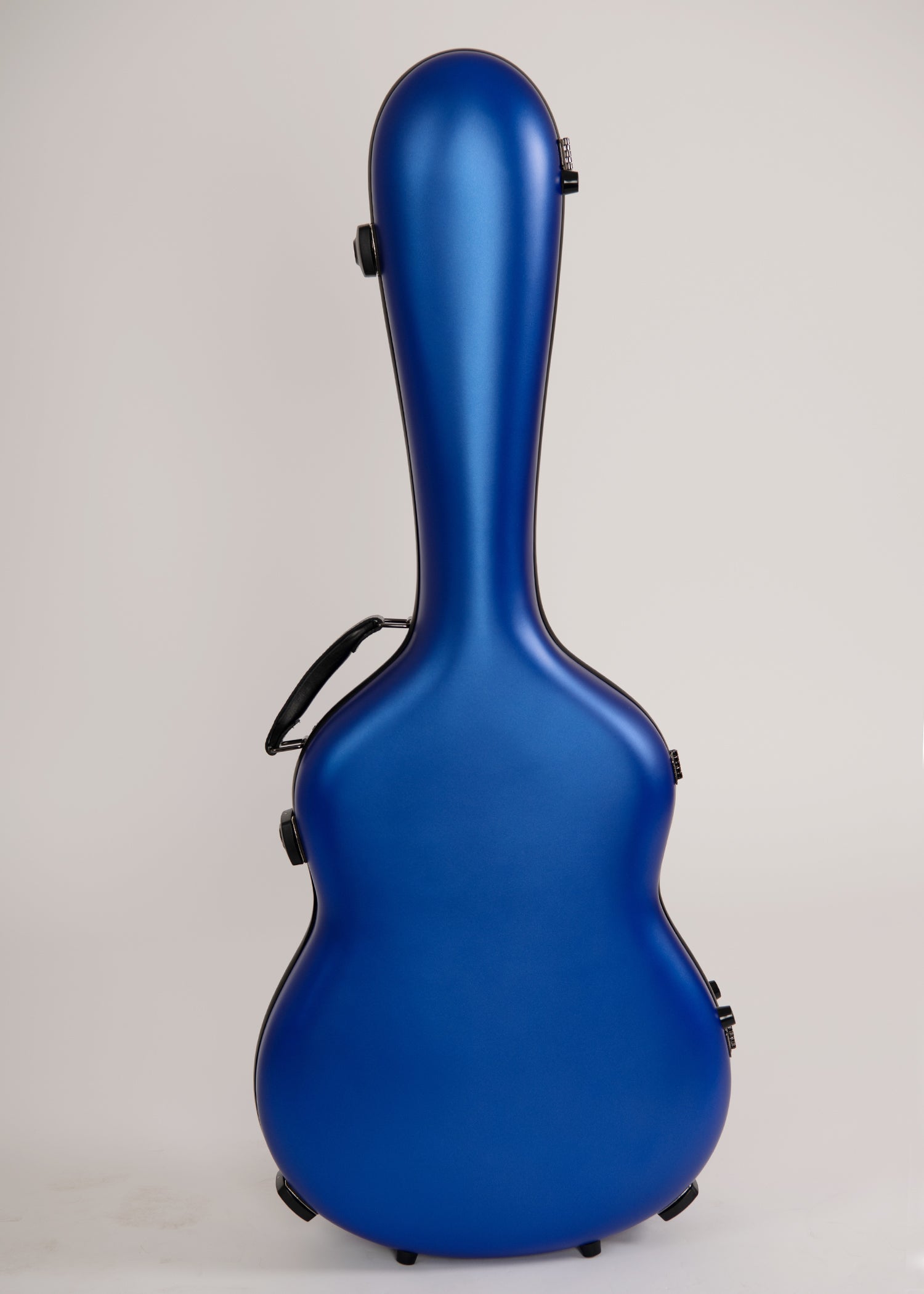 Glasfaser-Gitarrenkoffer für klassische Gitarre, Flamenco-Gitarre, Black Gloss
