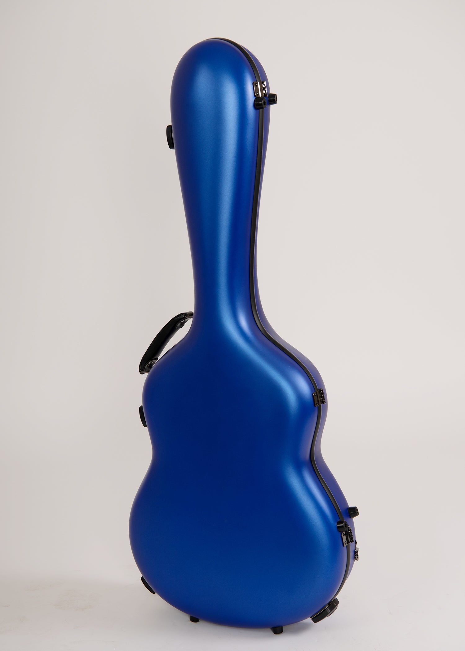 Glasfaser-Gitarrenkoffer für klassische Gitarre, Flamenco-Gitarre, Black Gloss