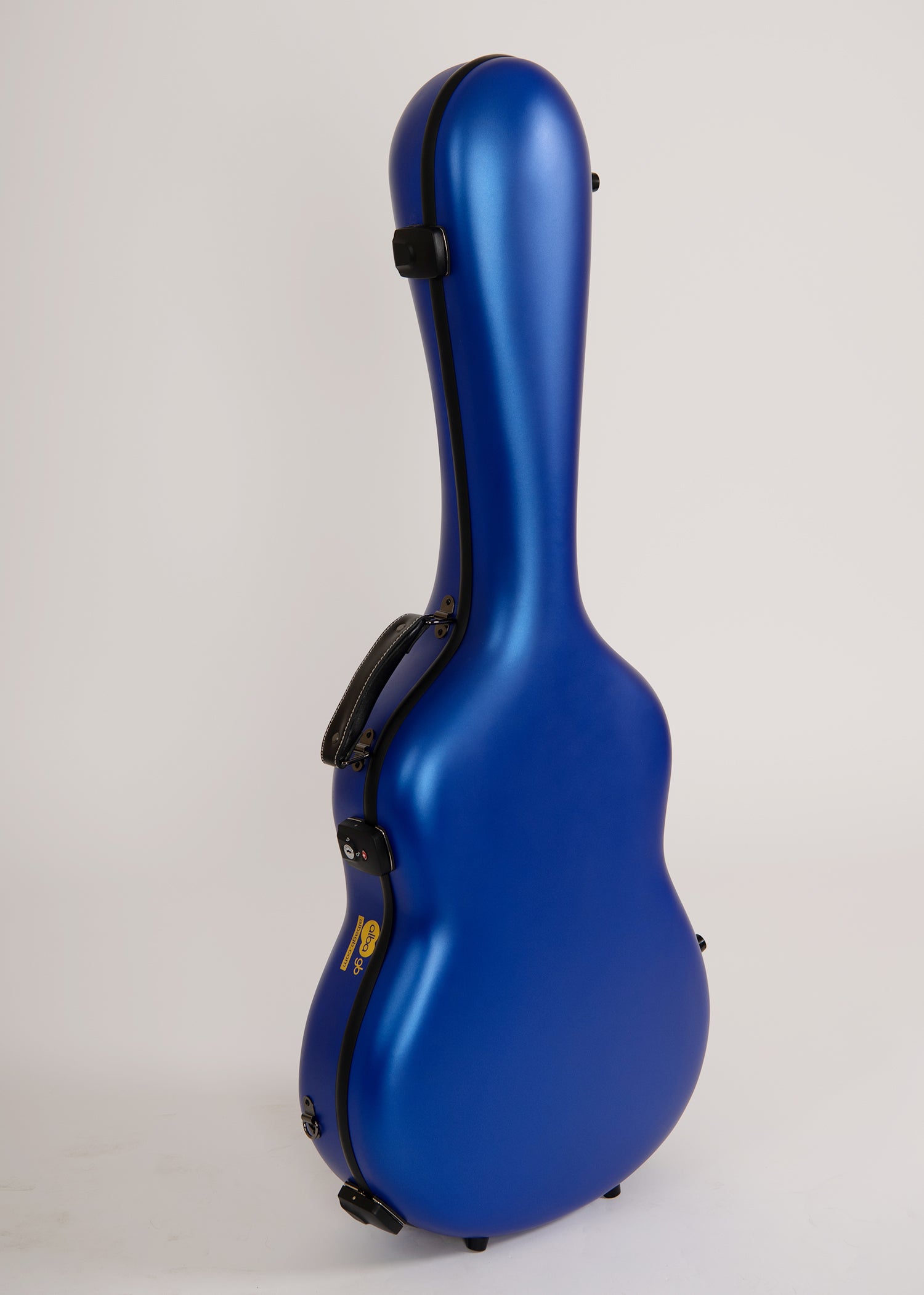 Glasfaser-Gitarrenkoffer für klassische Gitarre, Flamenco-Gitarre, Black Gloss