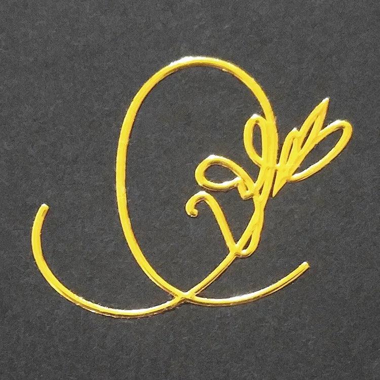 Personalised Golden Customisation Sticker for Carbon Cases