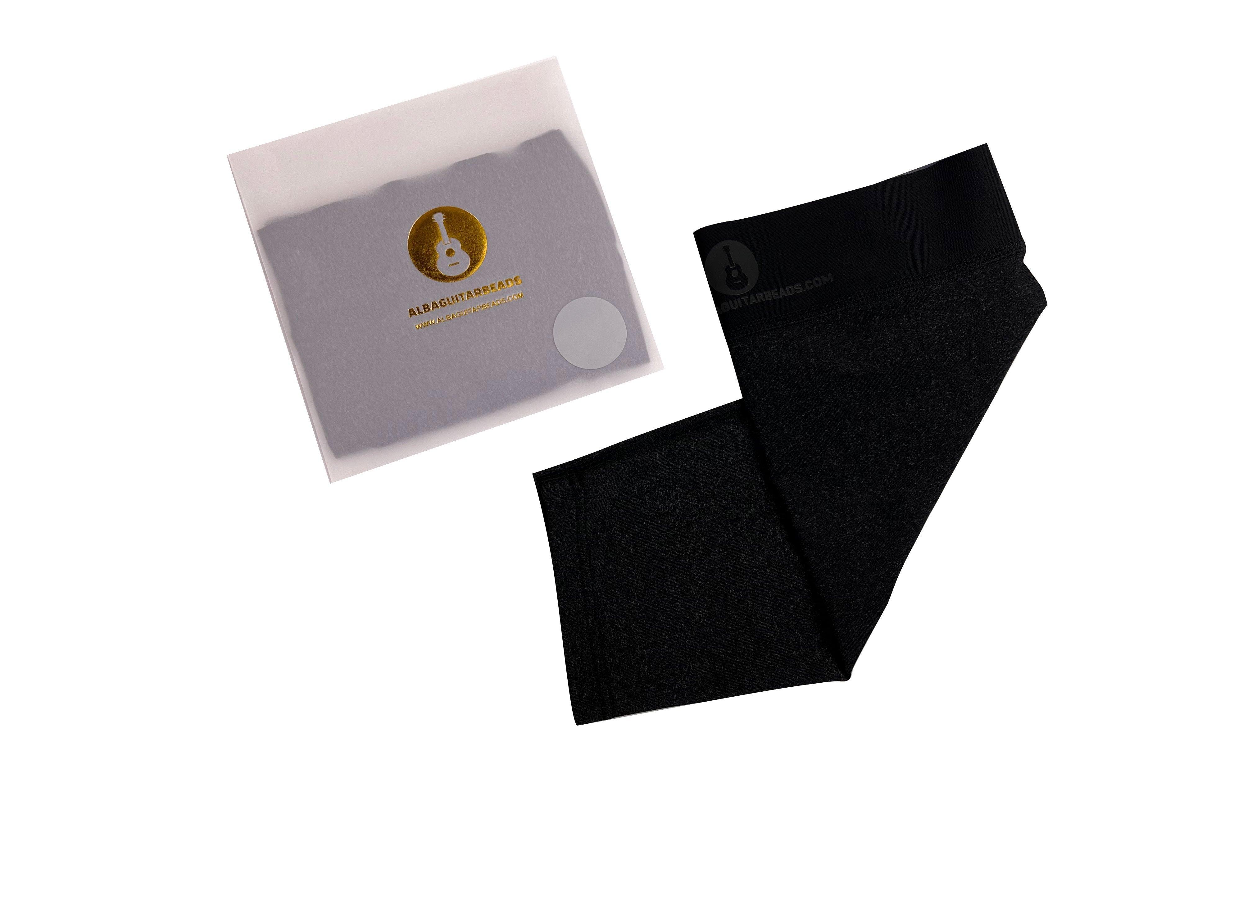 Alba Guitar Beads Grey Short Sleeves Size Small/Medium - Arm protection for Classical and Flamenco guitarists