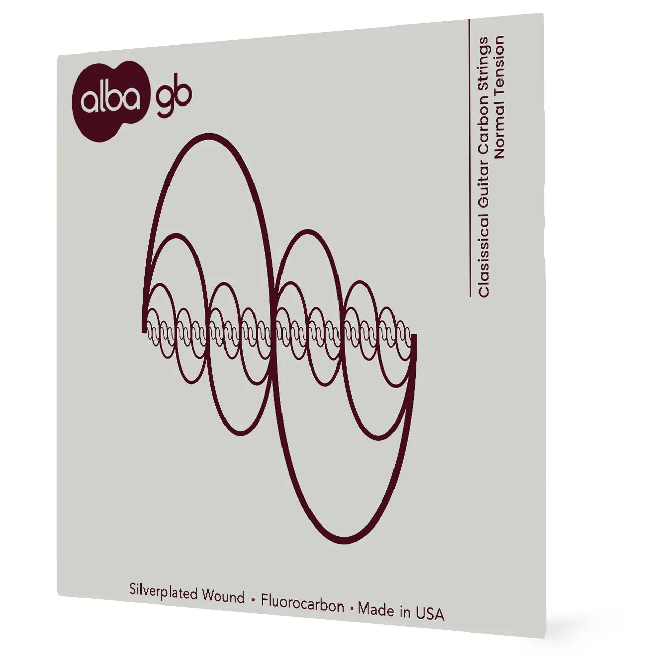 Alba GB - Classical Guitar Carbon Strings - Normal Tension + Brown Beads Bundle