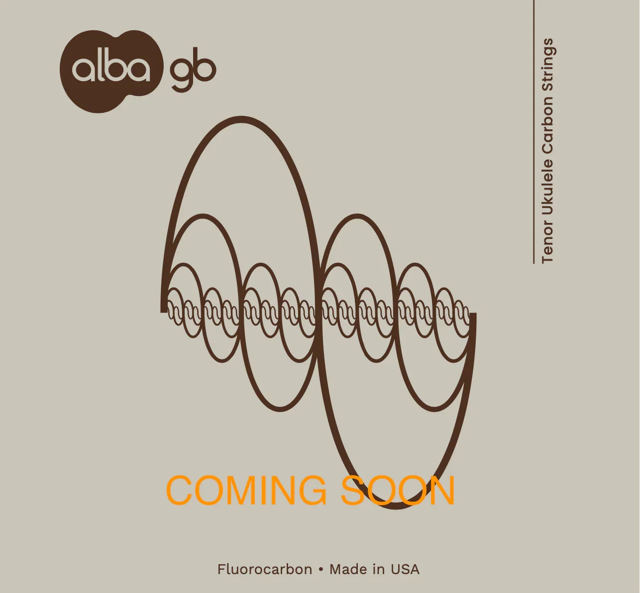 Alba GB - Tenor Ukulele Carbon Strings - Fluorocarbon - Made in USA