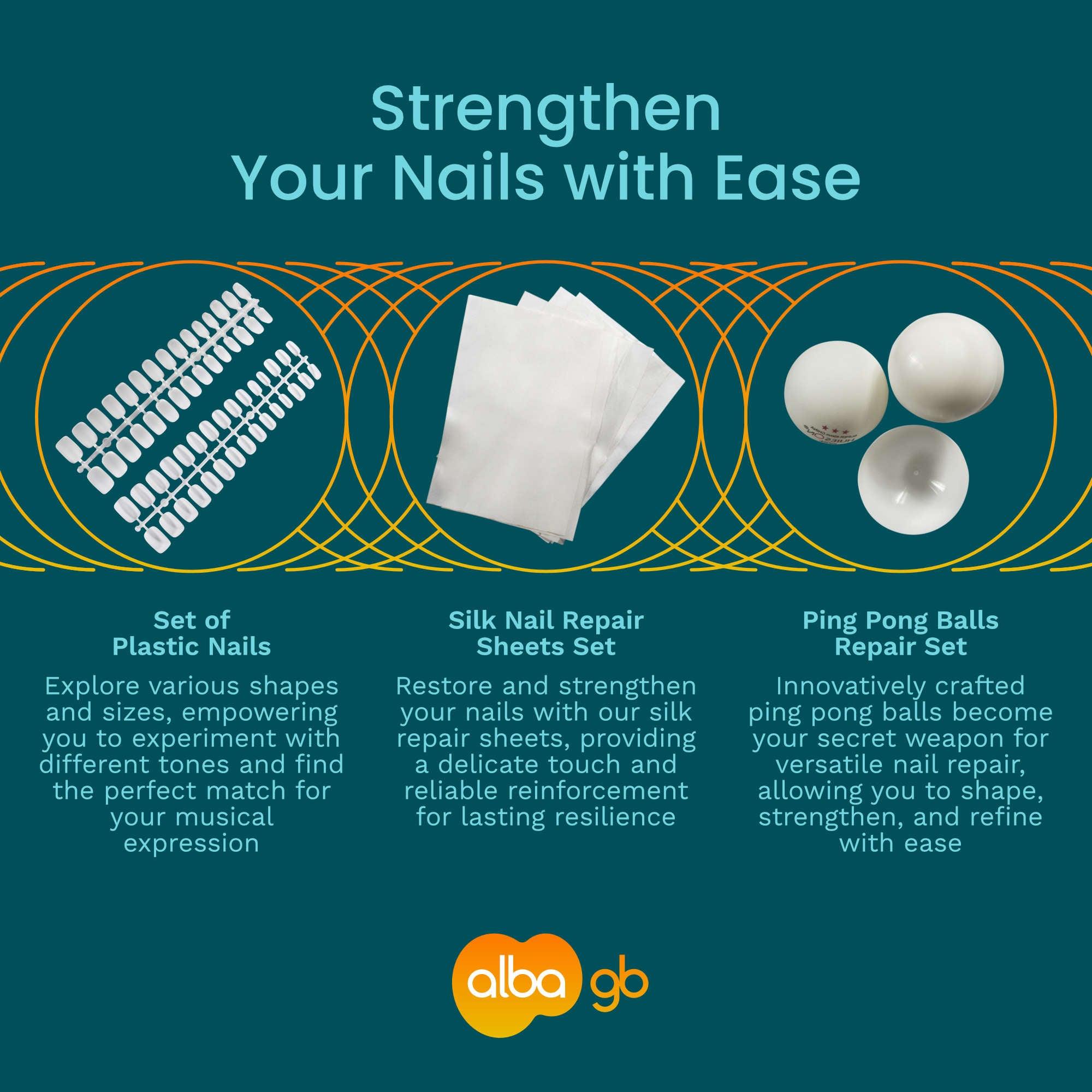 Alba Guitar Beads Ultimate Nail Care Set