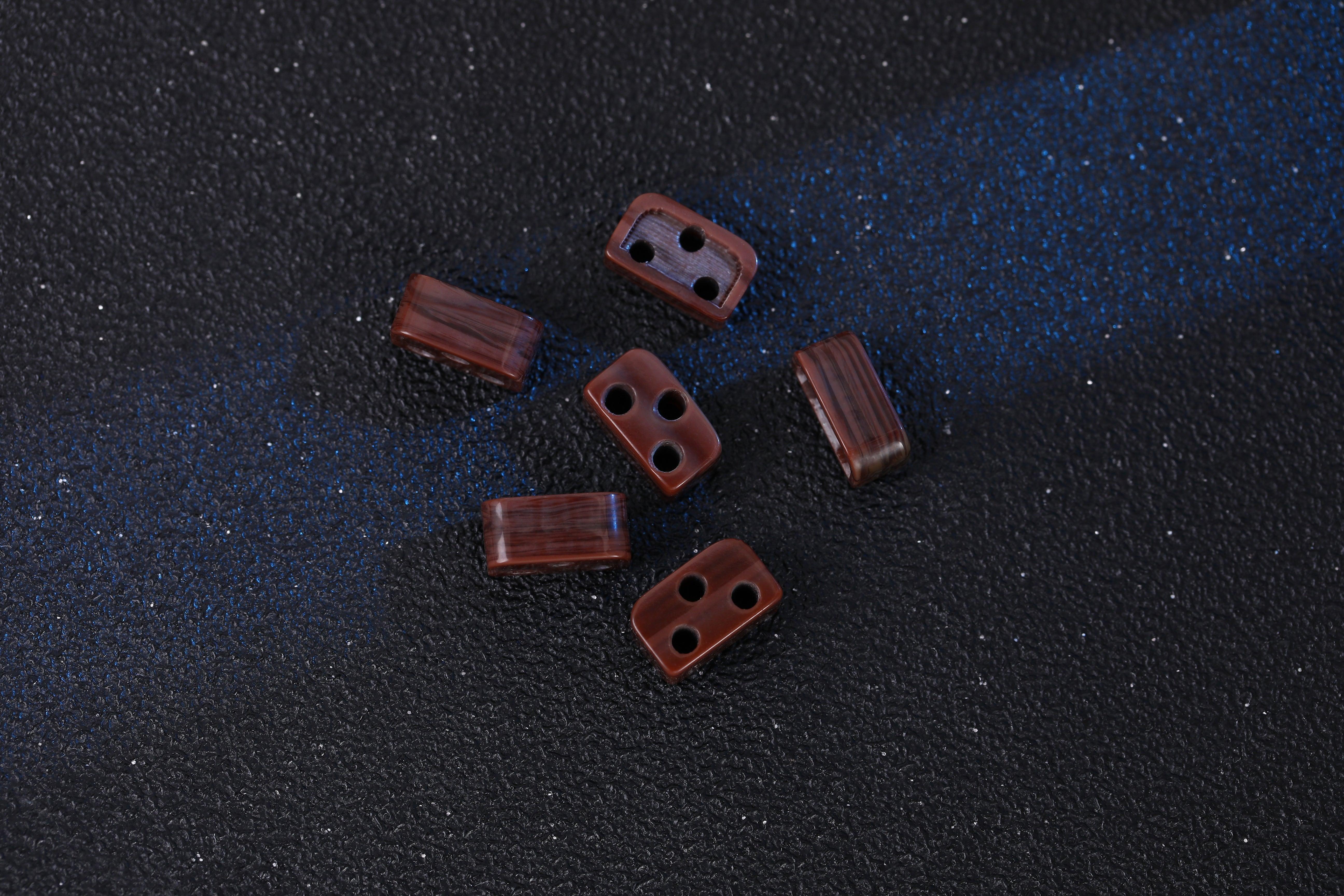 Dark Brown Wood Effect Classical Flamenco Acoustic Nylon Guitar String Beads - mackazie