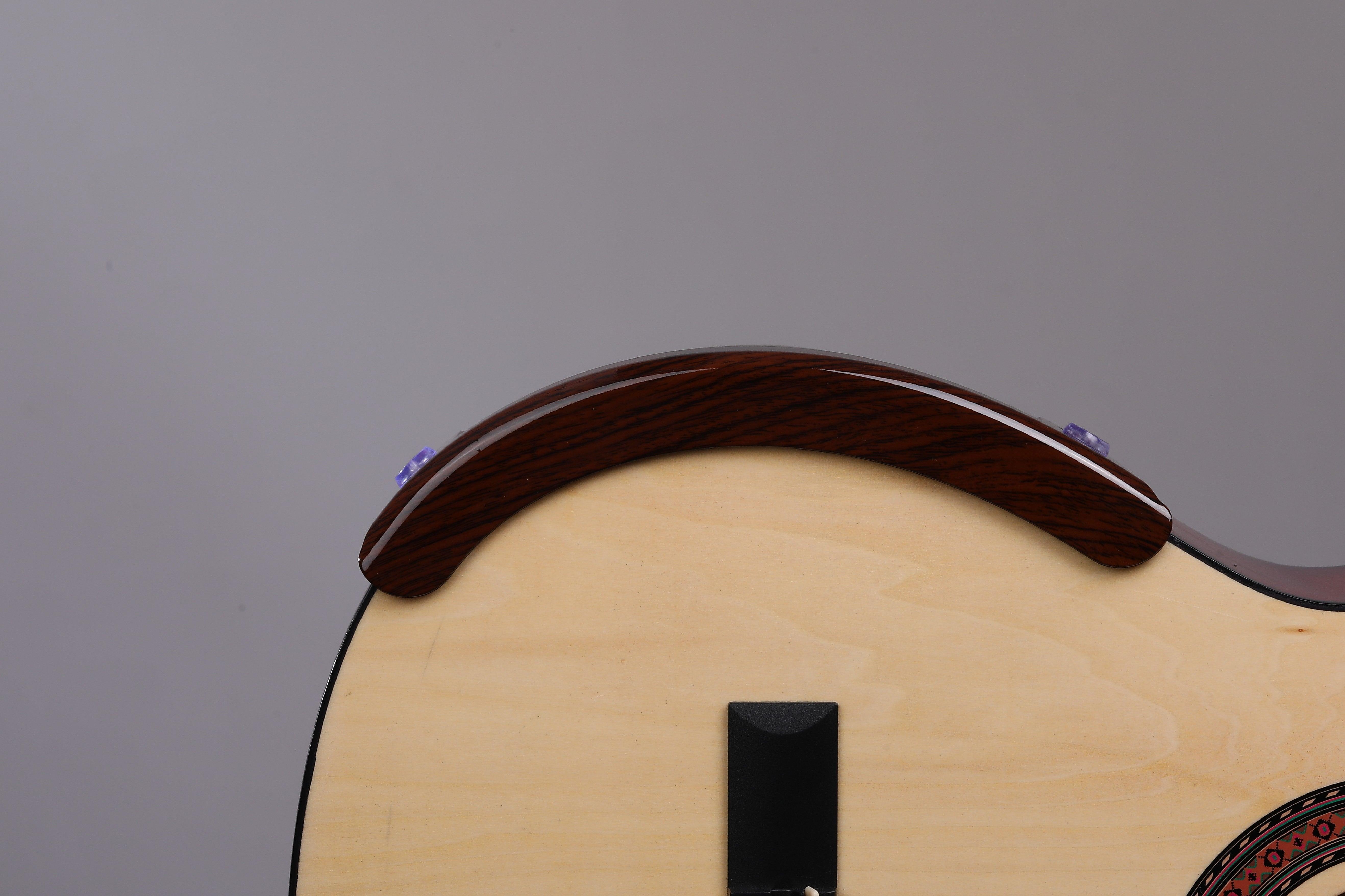 Classical Guitar Armrest, Dark Brown Acoustic, Flamenco Guitar Arm Rest Alba Guitar ArmRest - mackazie