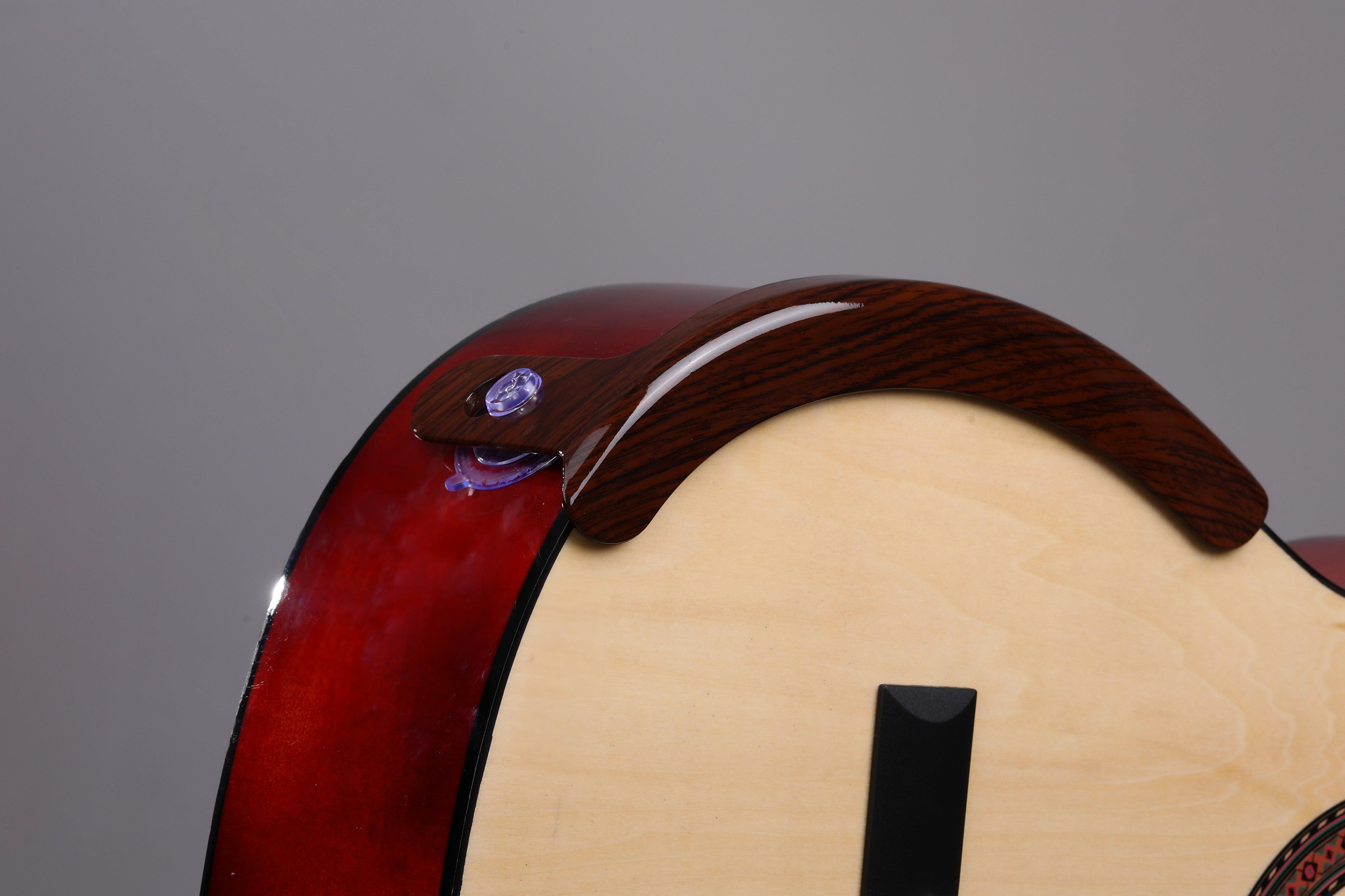 Classical Guitar Armrest, Dark Brown Acoustic, Flamenco Guitar Arm Rest Alba Guitar ArmRest - mackazie