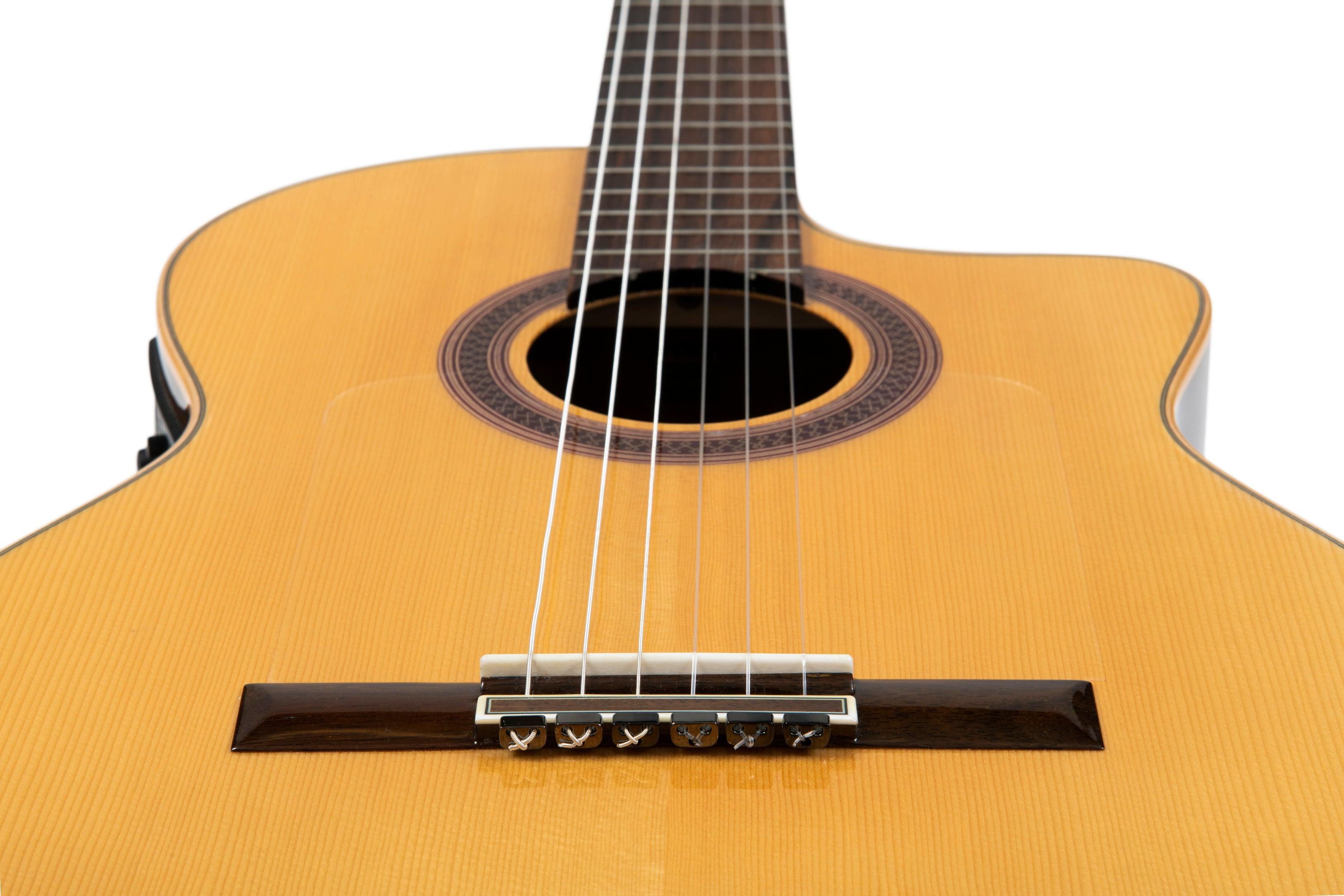 Black Metal Classical Guitar Flamenco Acoustic Guitar Nylon String Beads - mackazie