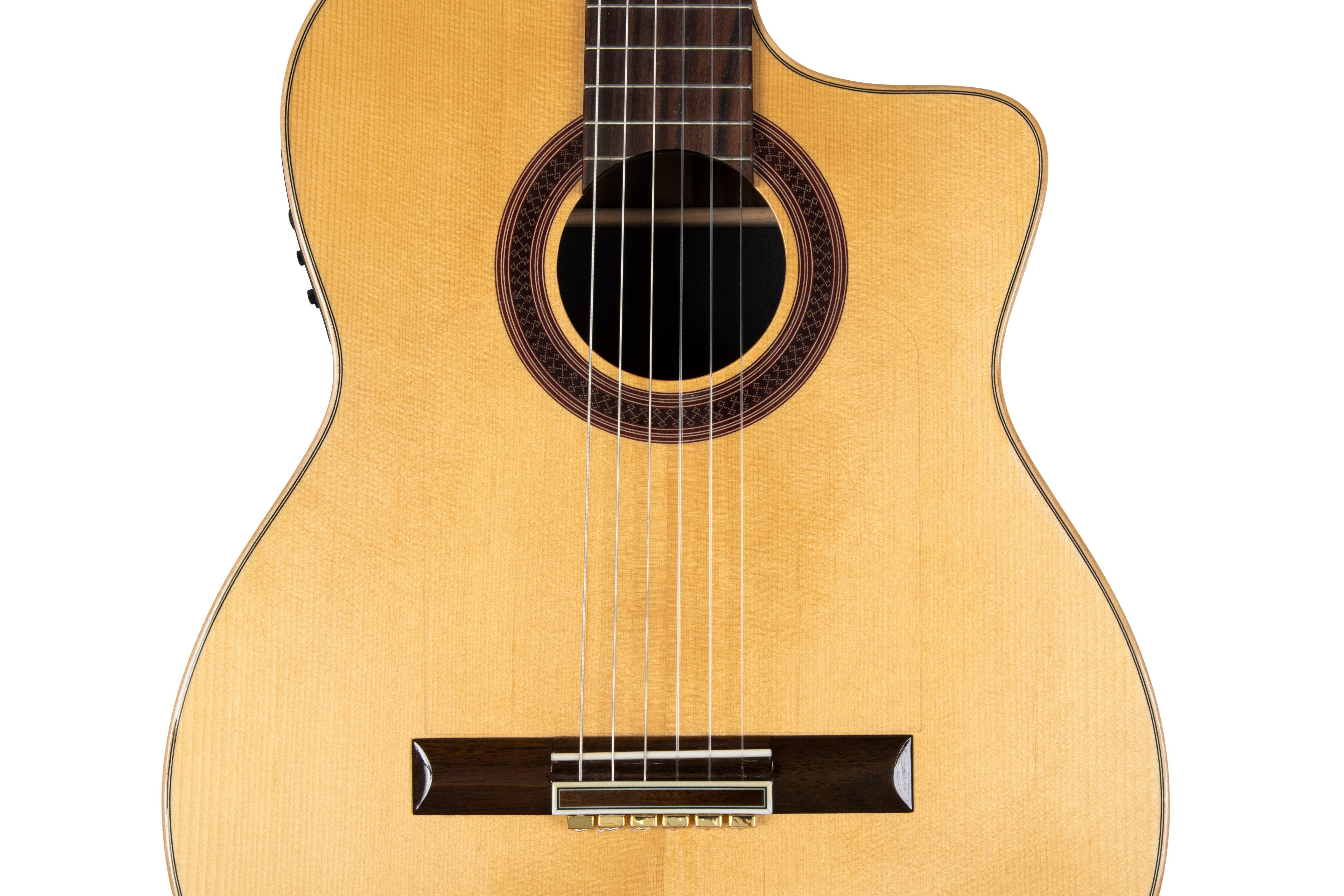 Golden Metal Classical Guitar Flamenco Acoustic Guitar Nylon String Beads - mackazie