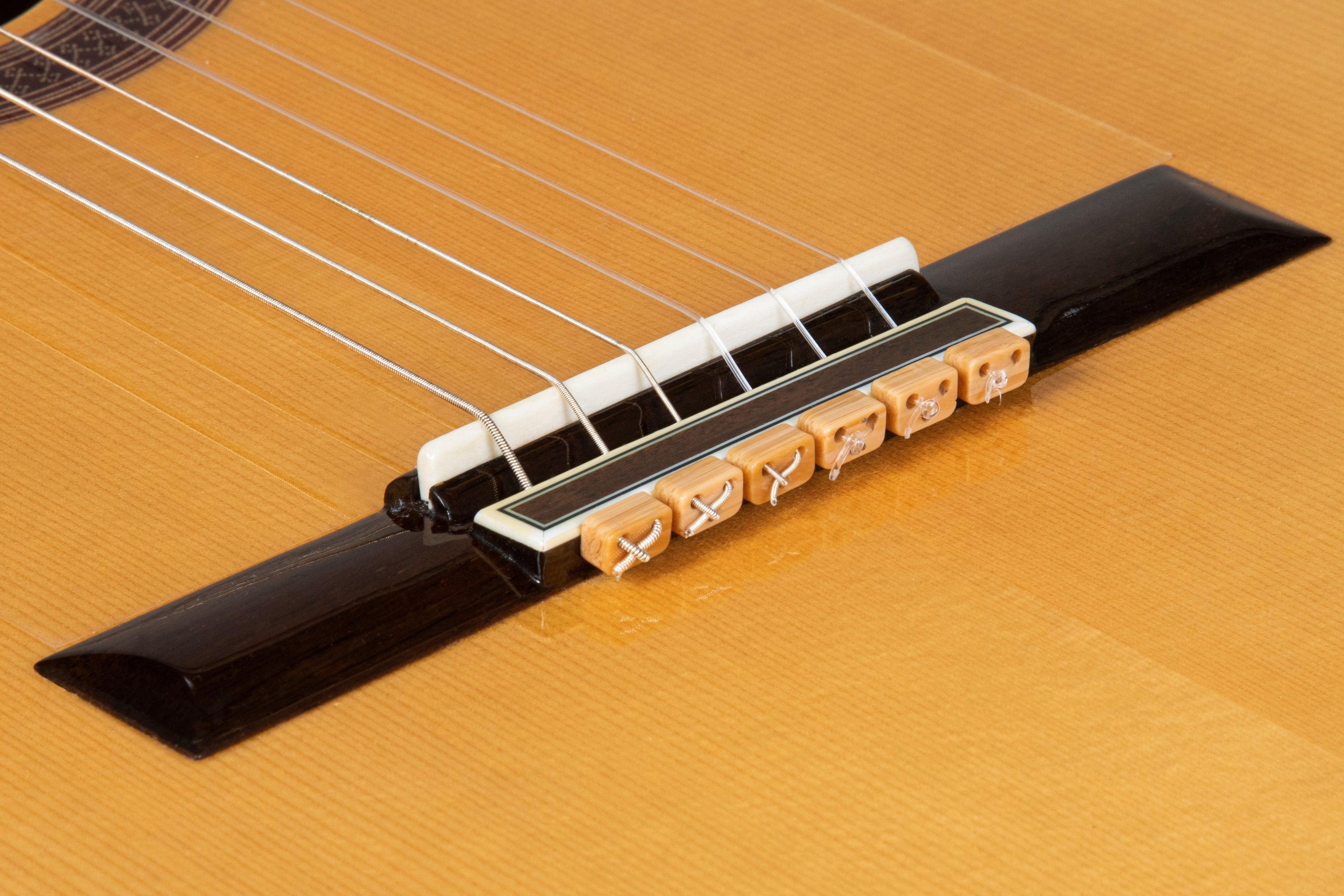 Light Brown Wood Effect Classical Flamenco Acoustic Nylon Guitar String Beads - mackazie