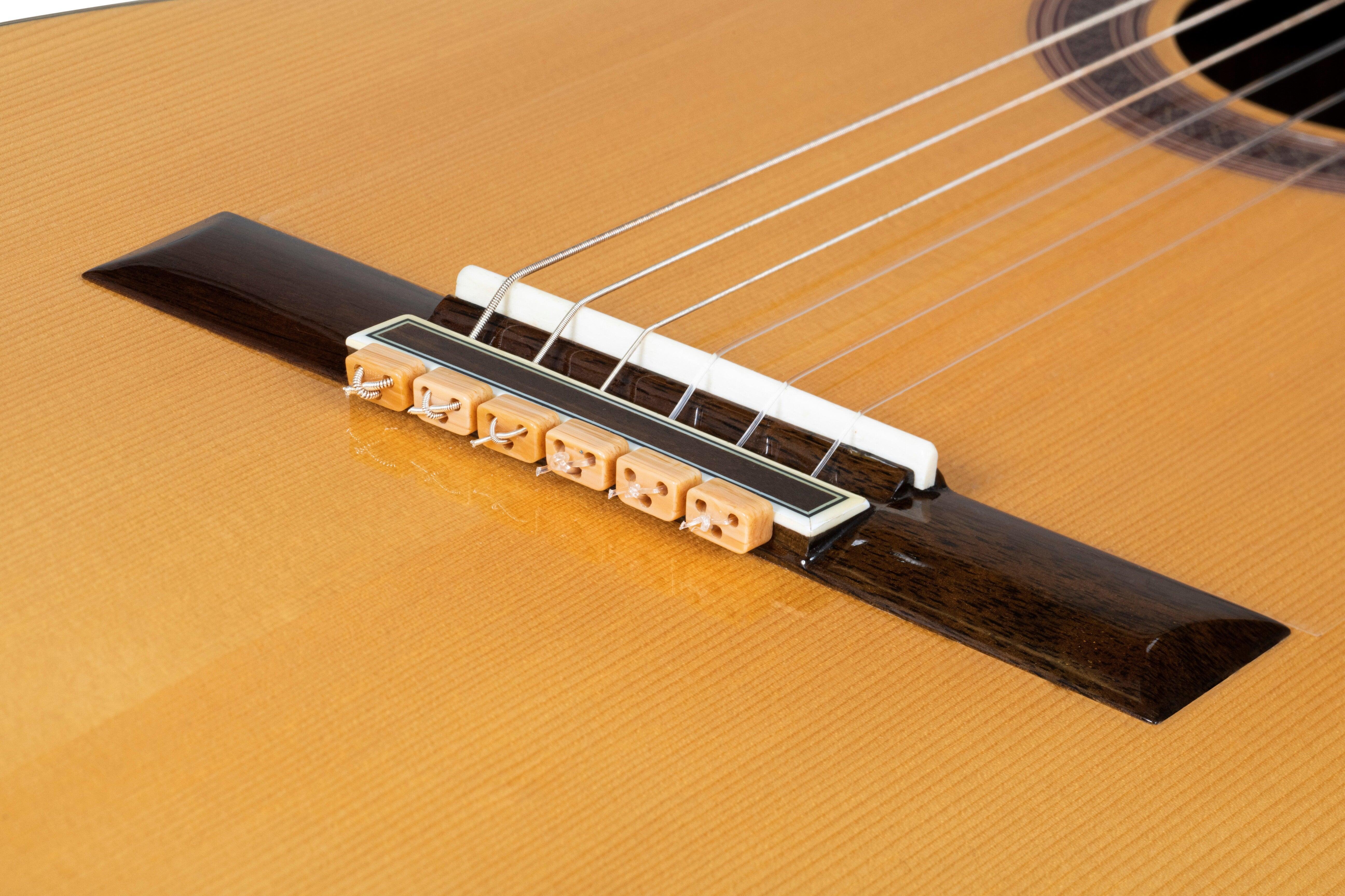 Light Brown Wood Effect Classical Flamenco Acoustic Nylon Guitar String Beads - mackazie