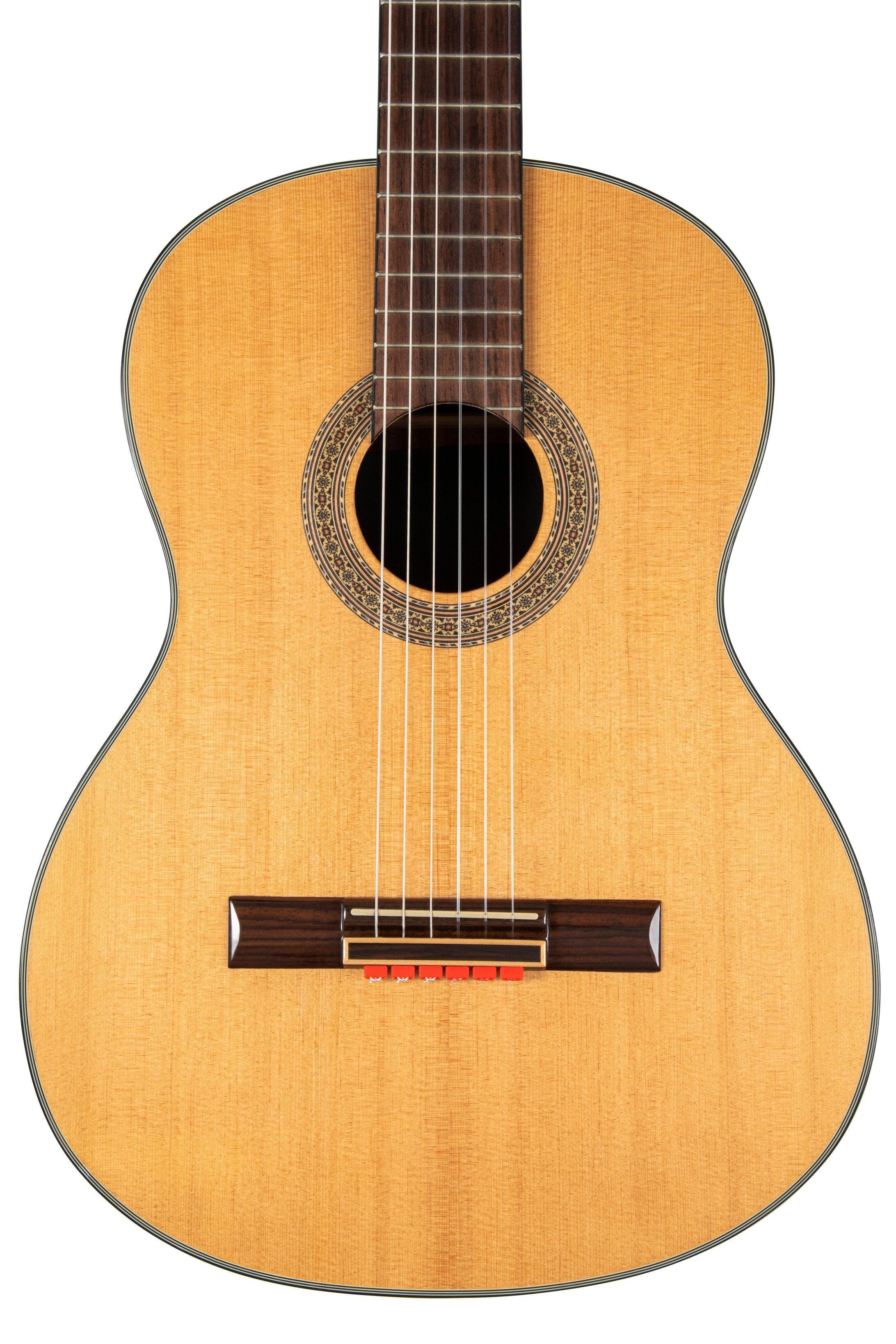 Red Gloss Classical Flamenco Acoustic Nylon Guitar Bridge Beads String Tie Blocks - mackazie
