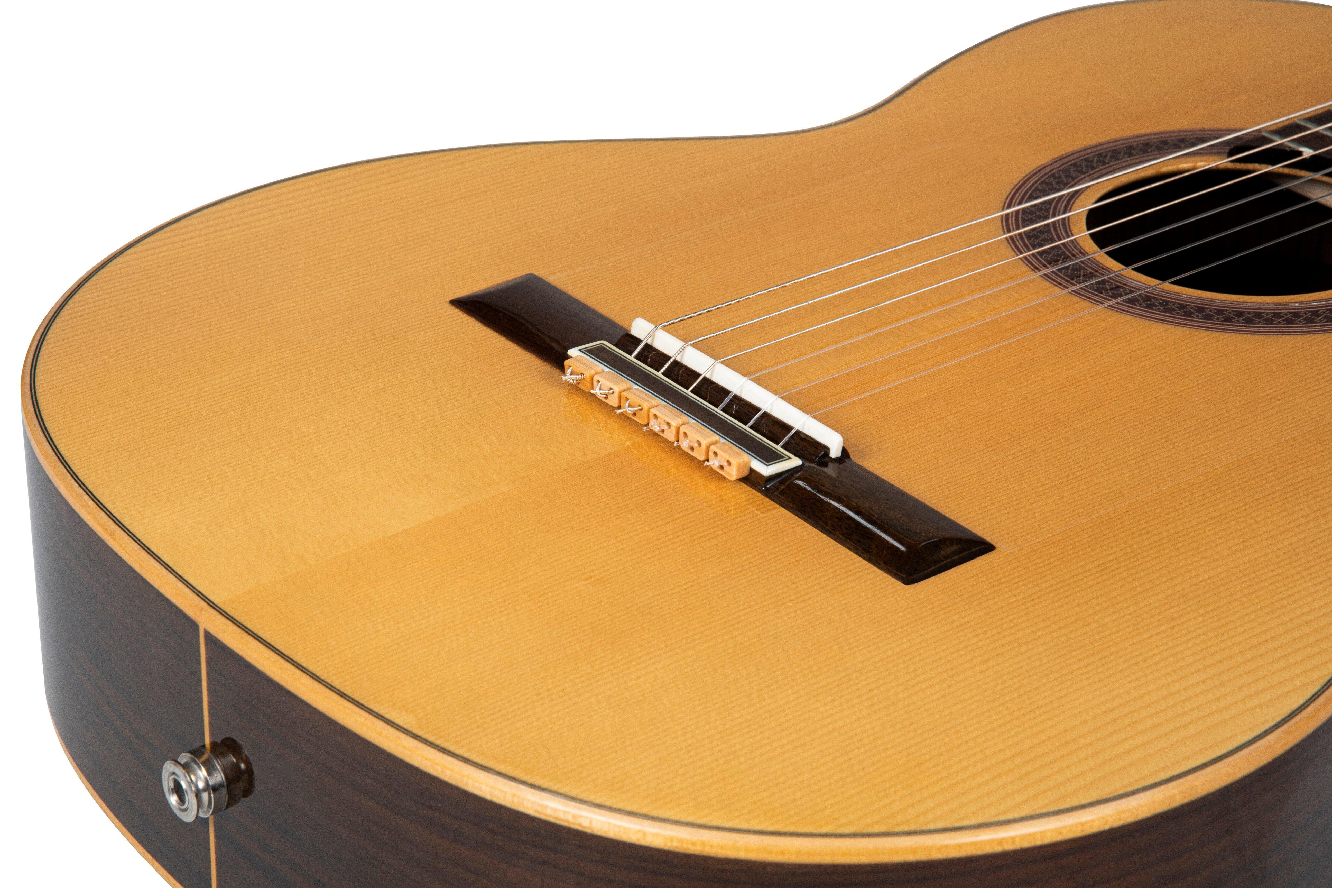 Light Brown Wood Effect Classical Flamenco Acoustic Nylon Guitar String Beads - mackazie