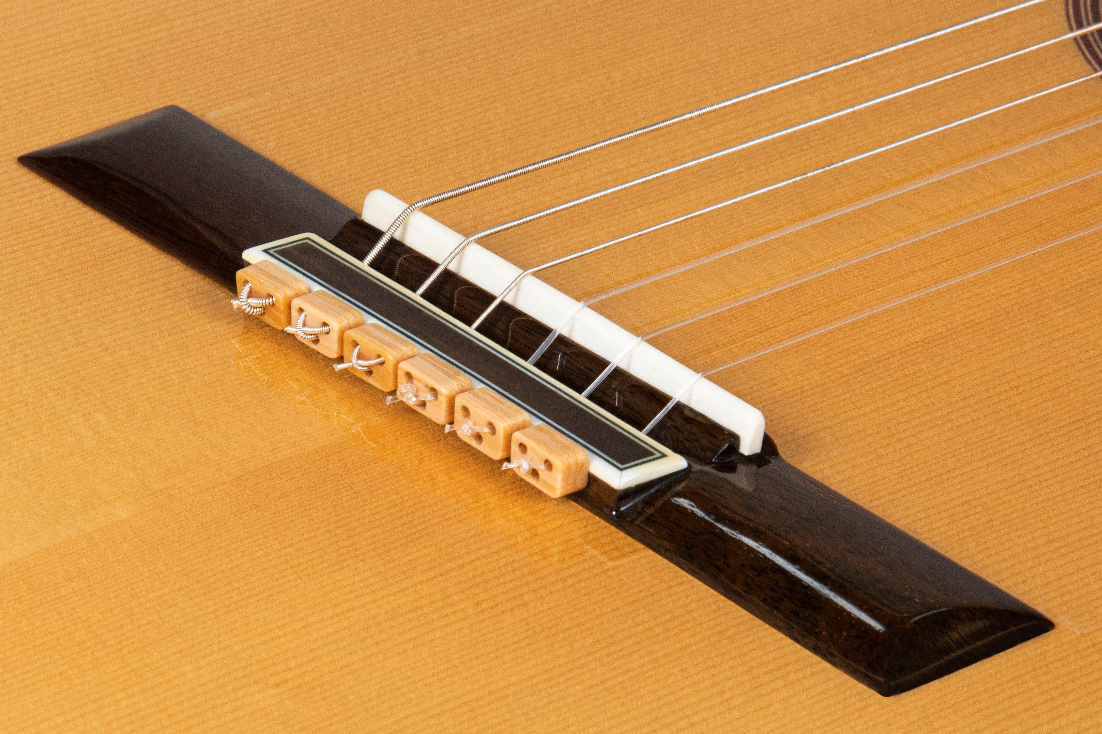 Light Brown Wood Effect Classical Flamenco Acoustic Nylon Guitar String Beads - mackazie