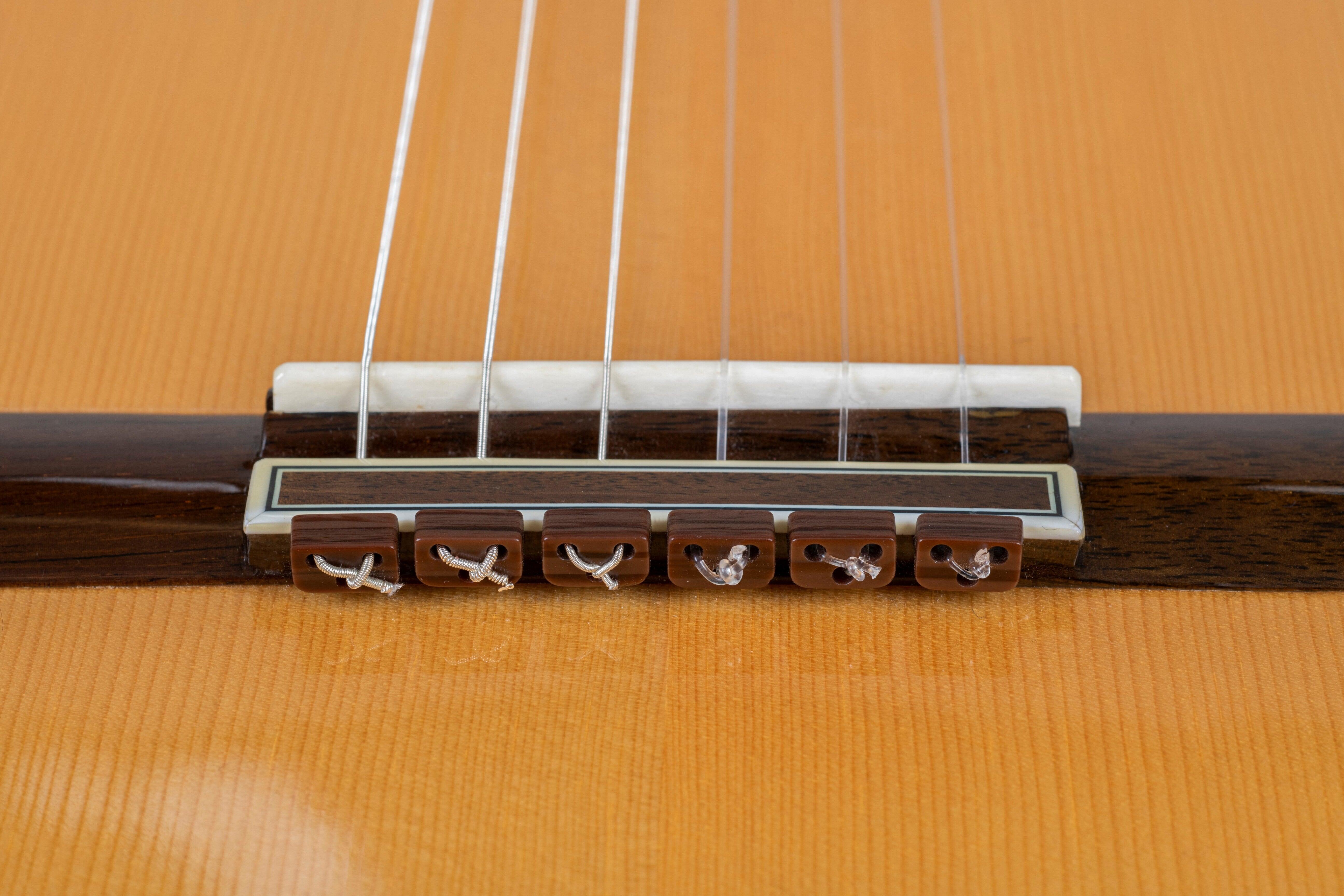 Dark Brown Wood Effect Classical Flamenco Acoustic Nylon Guitar String Beads - mackazie