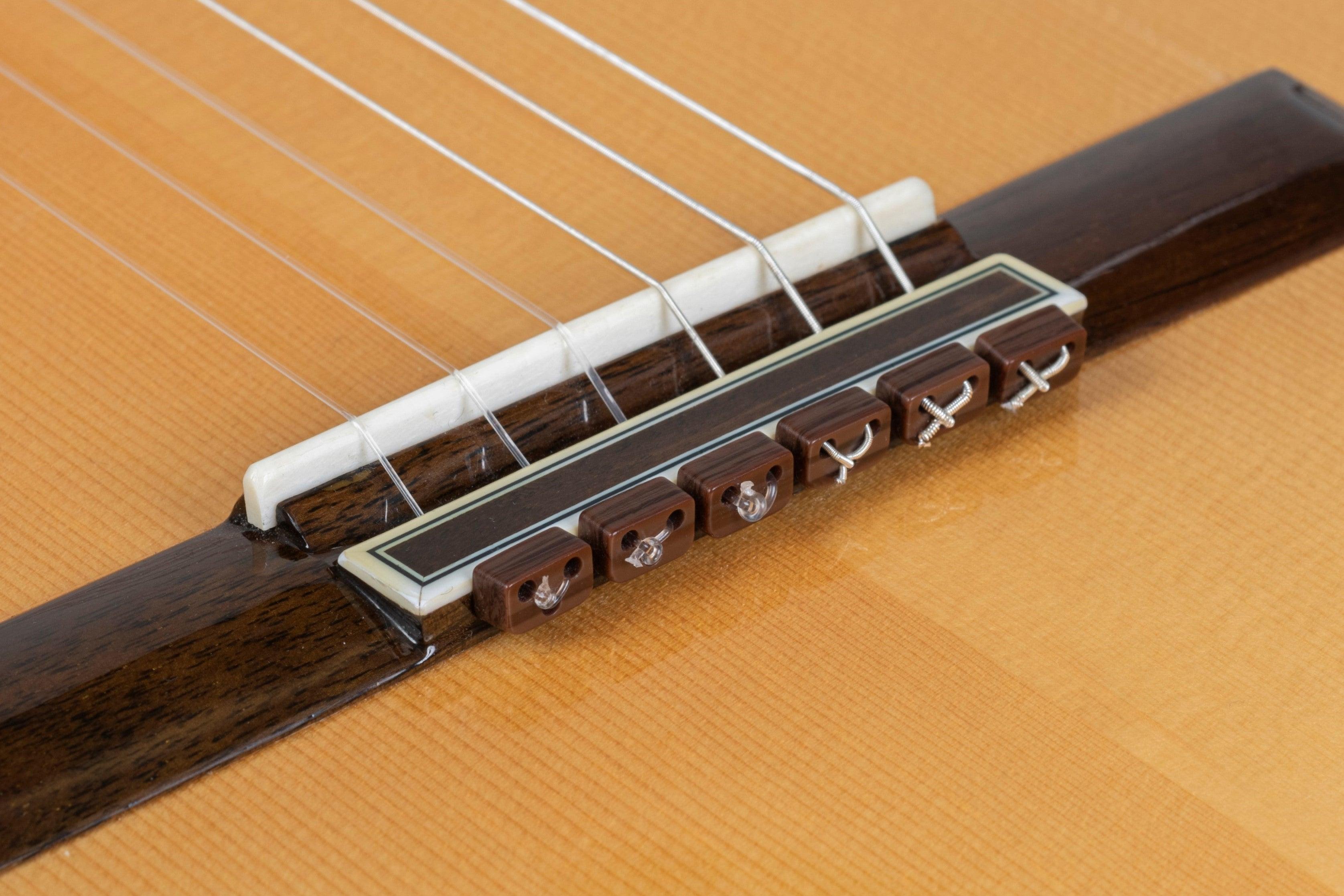 Dark Brown Wood Effect Classical Flamenco Acoustic Nylon Guitar String Beads - mackazie