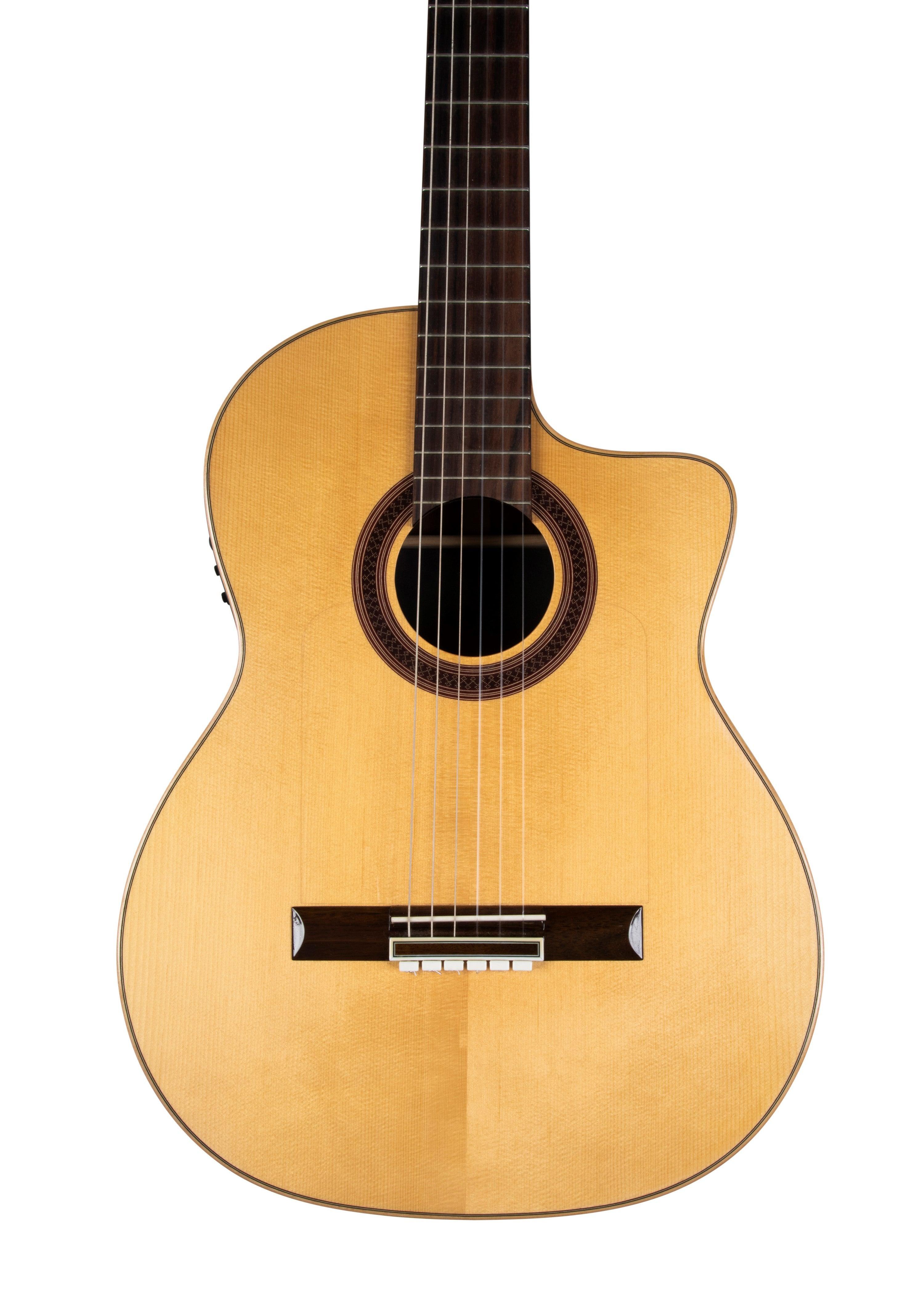 White Gloss Classical Flamenco Acoustic Nylon Guitar Bridge Beads String Tie Blocks - mackazie