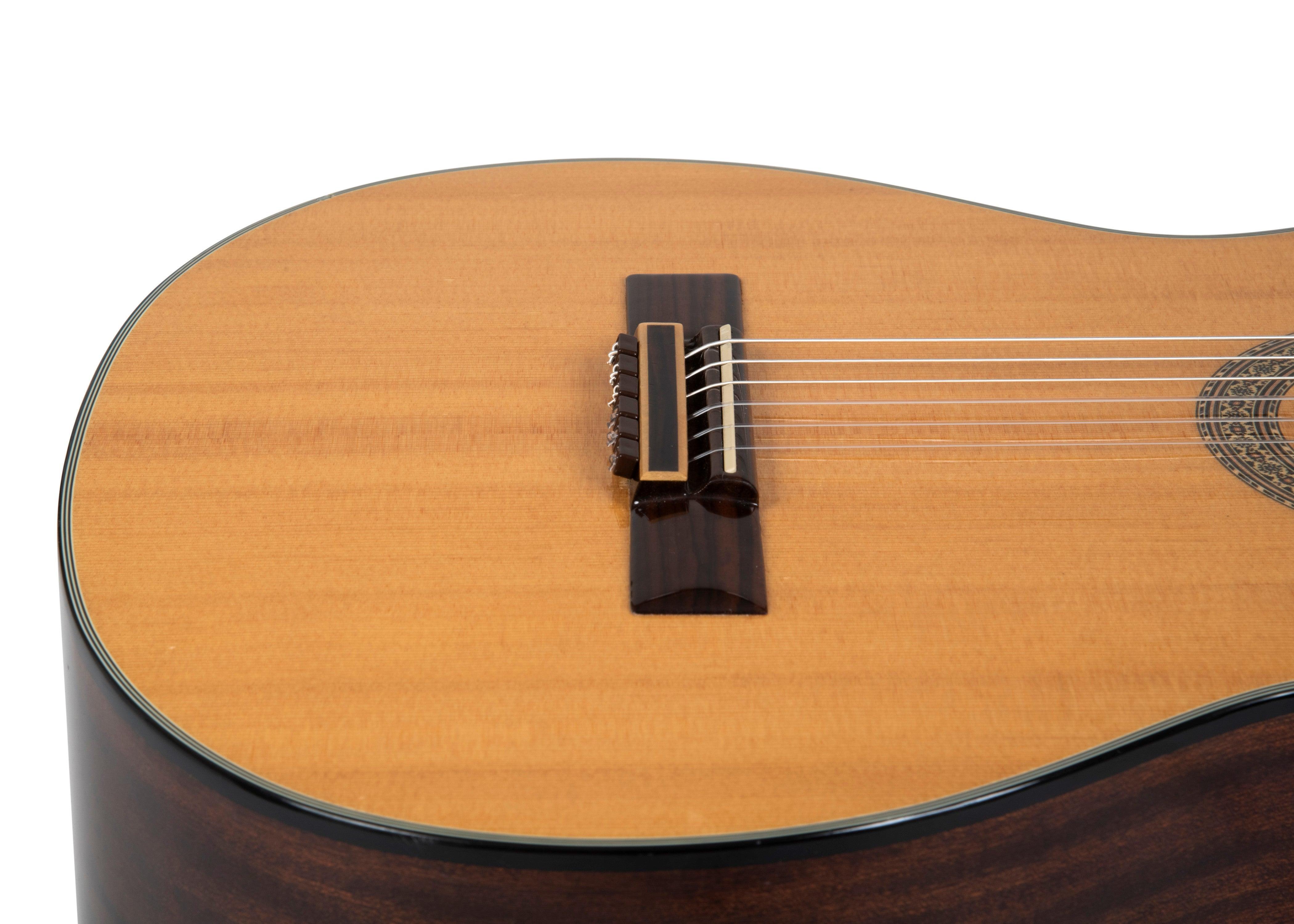 Brown Gloss Classical Flamenco Acoustic Nylon Guitar Bridge Beads String Tie Blocks - mackazie