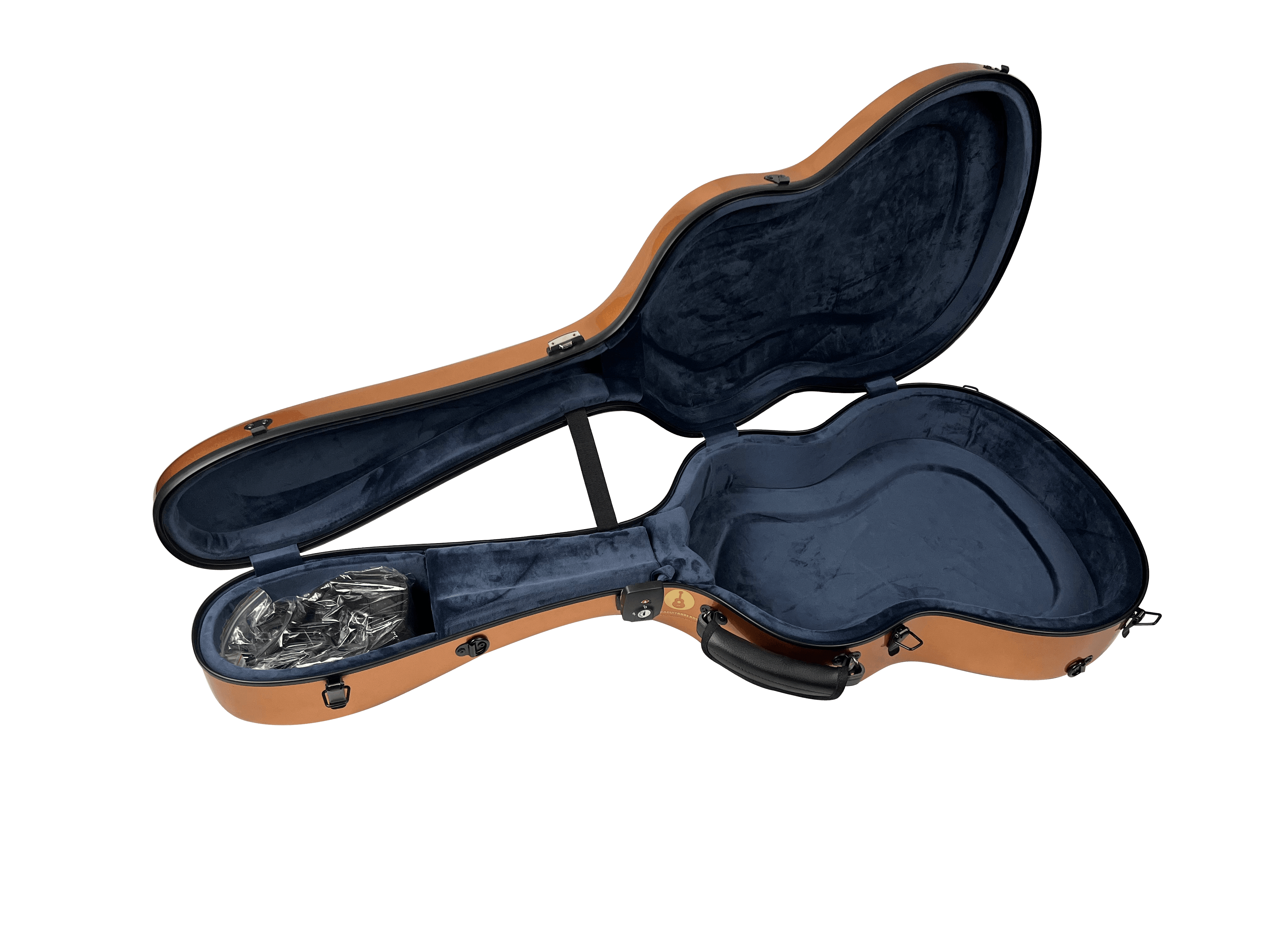 Carbon Case for Classical Guitar Acoustic, Flamenco guitar, Gold Gloss - mackazie