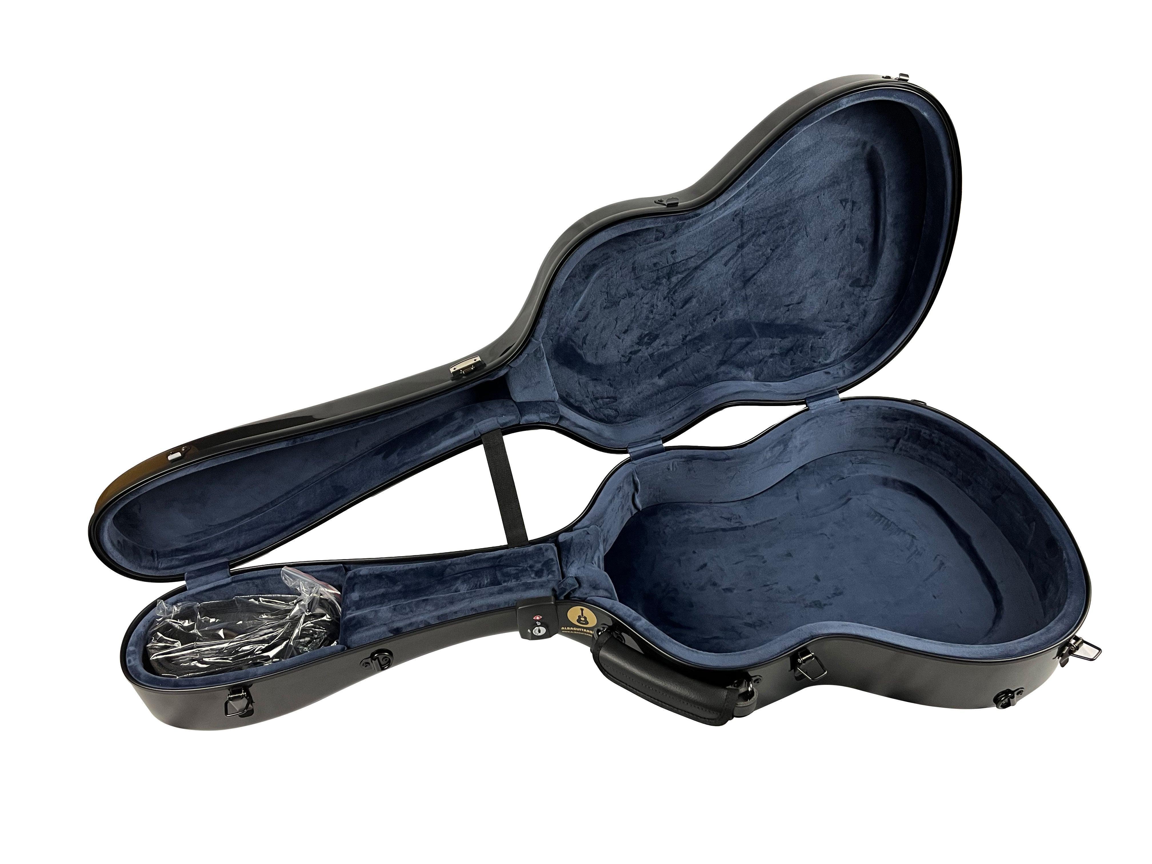 Carbon Case for Classical Guitar Acoustic, Flamenco guitar, Black Gloss - mackazie