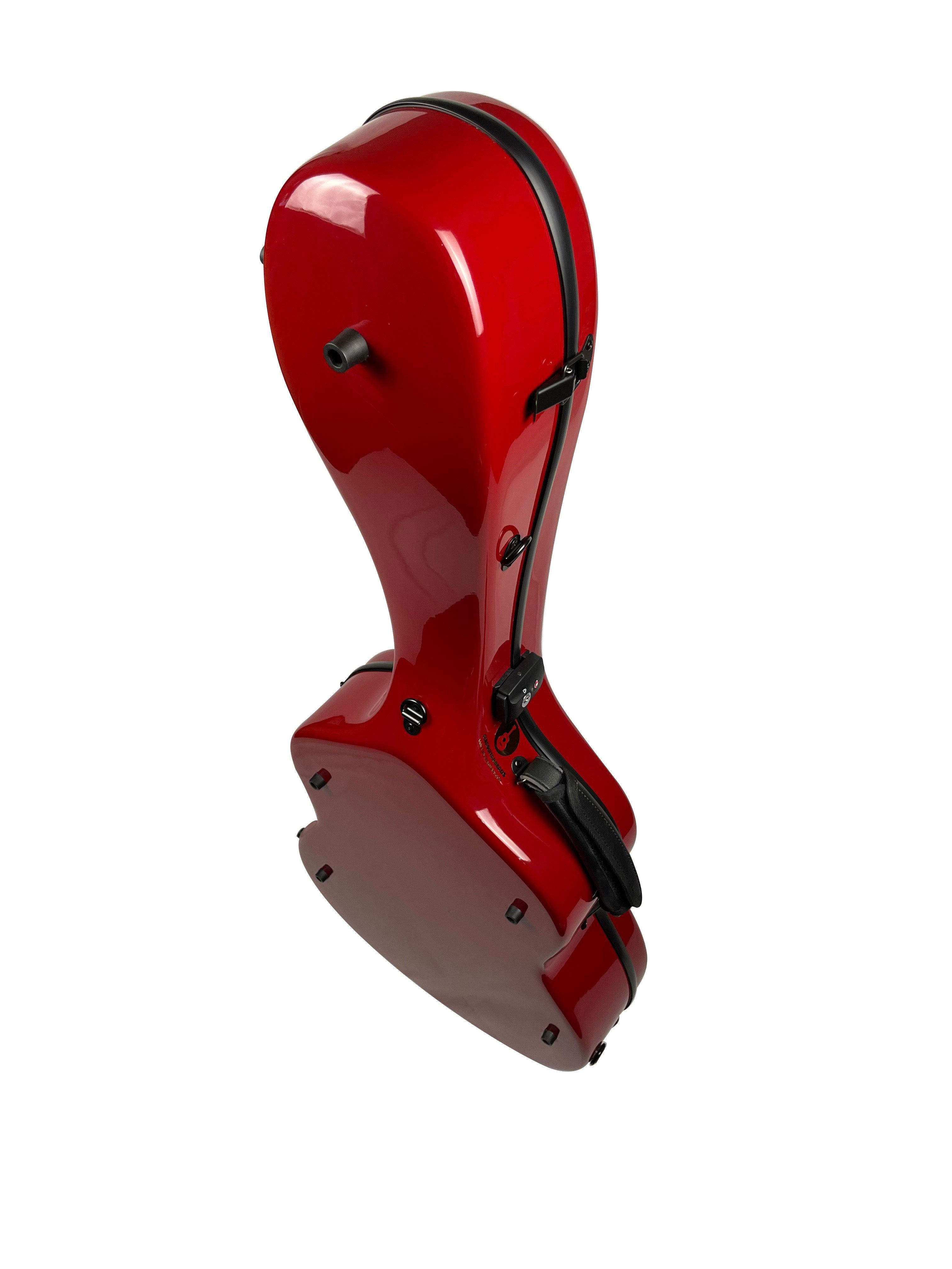 Carbon Case for Classical Guitar Acoustic, Flamenco guitar, Red Gloss - mackazie