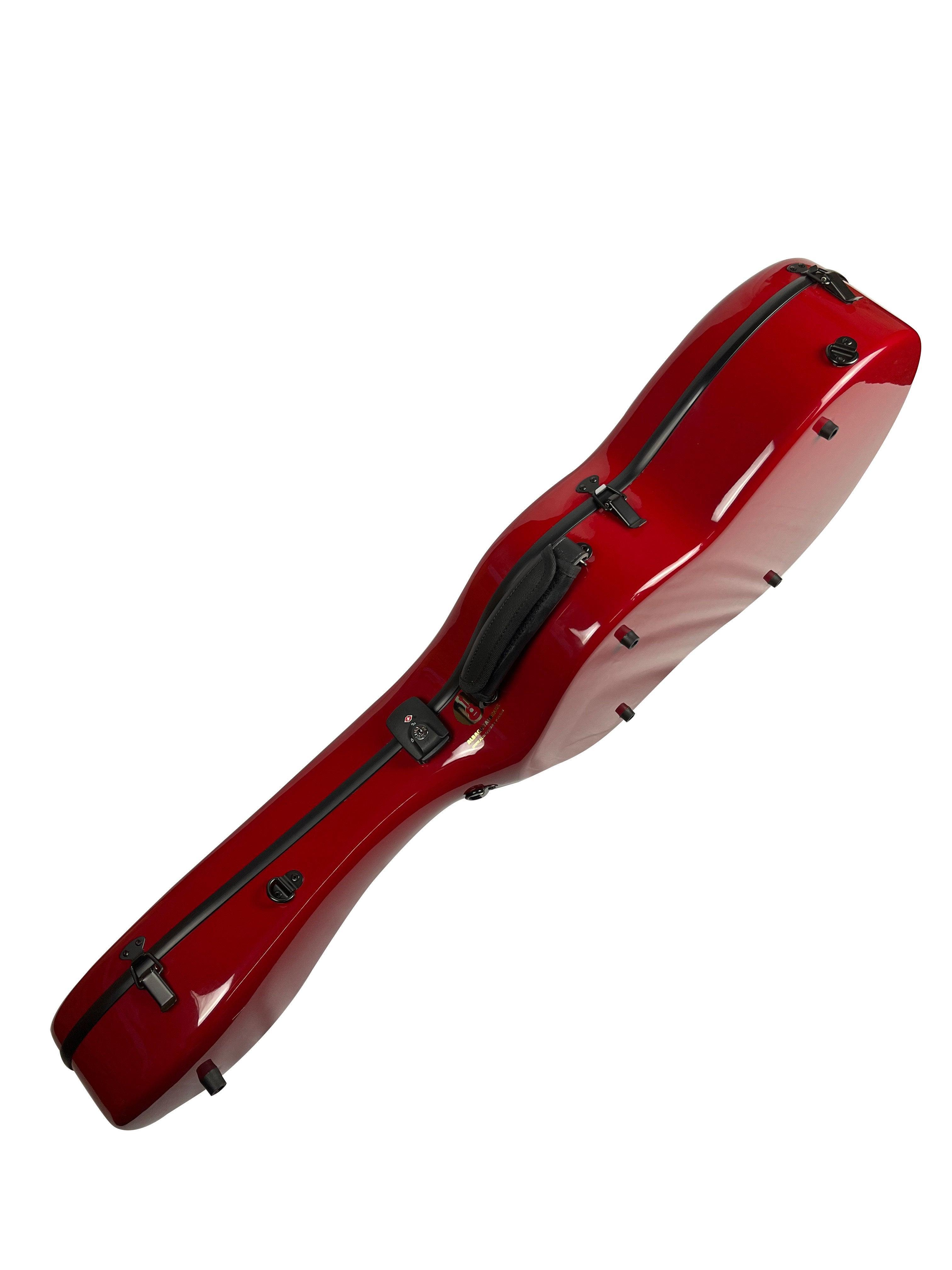 Carbon Case for Classical Guitar Acoustic, Flamenco guitar, Red Gloss - mackazie