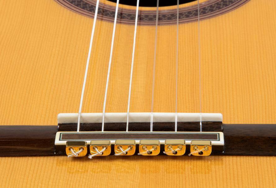 Golden Metal Classical Guitar Flamenco Acoustic Guitar Nylon String Beads - mackazie
