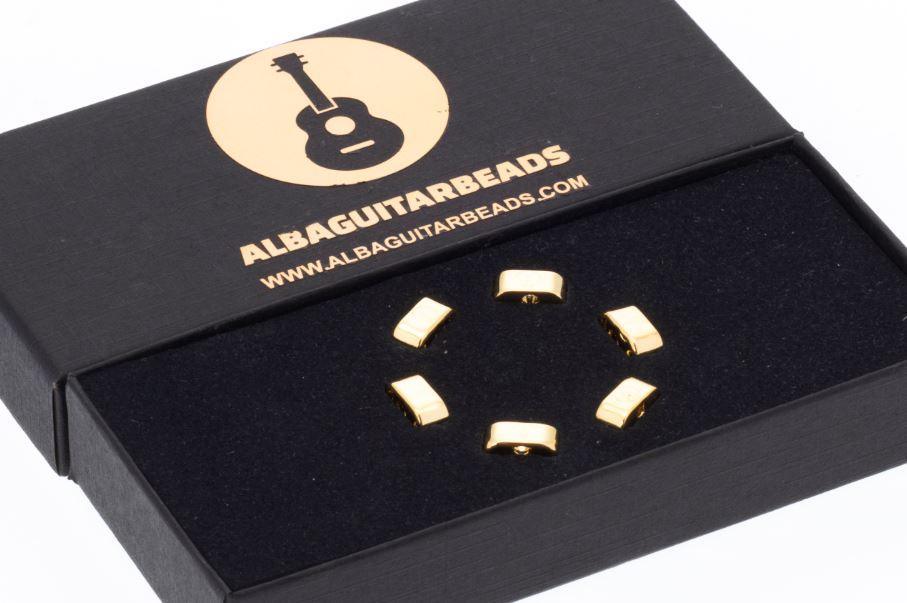Golden Metal Classical Guitar Flamenco Acoustic Guitar Nylon String Beads - mackazie