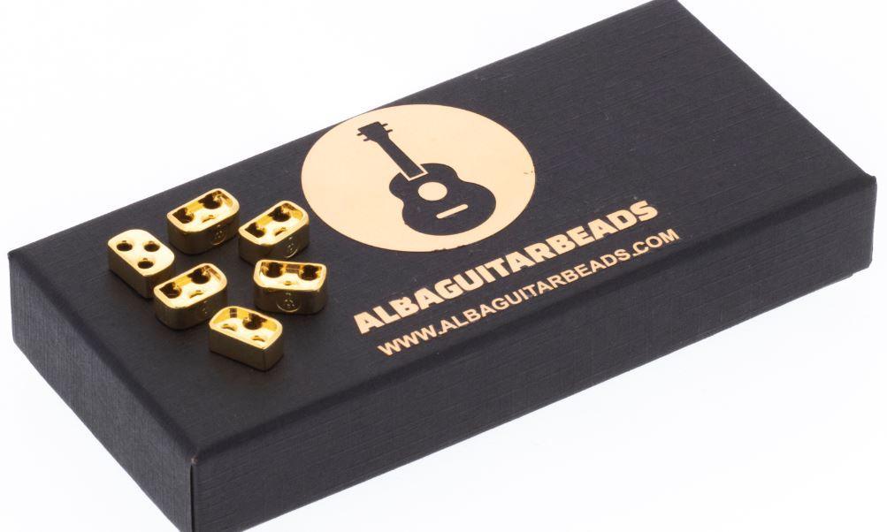 Golden Metal Classical Guitar Flamenco Acoustic Guitar Nylon String Beads - mackazie