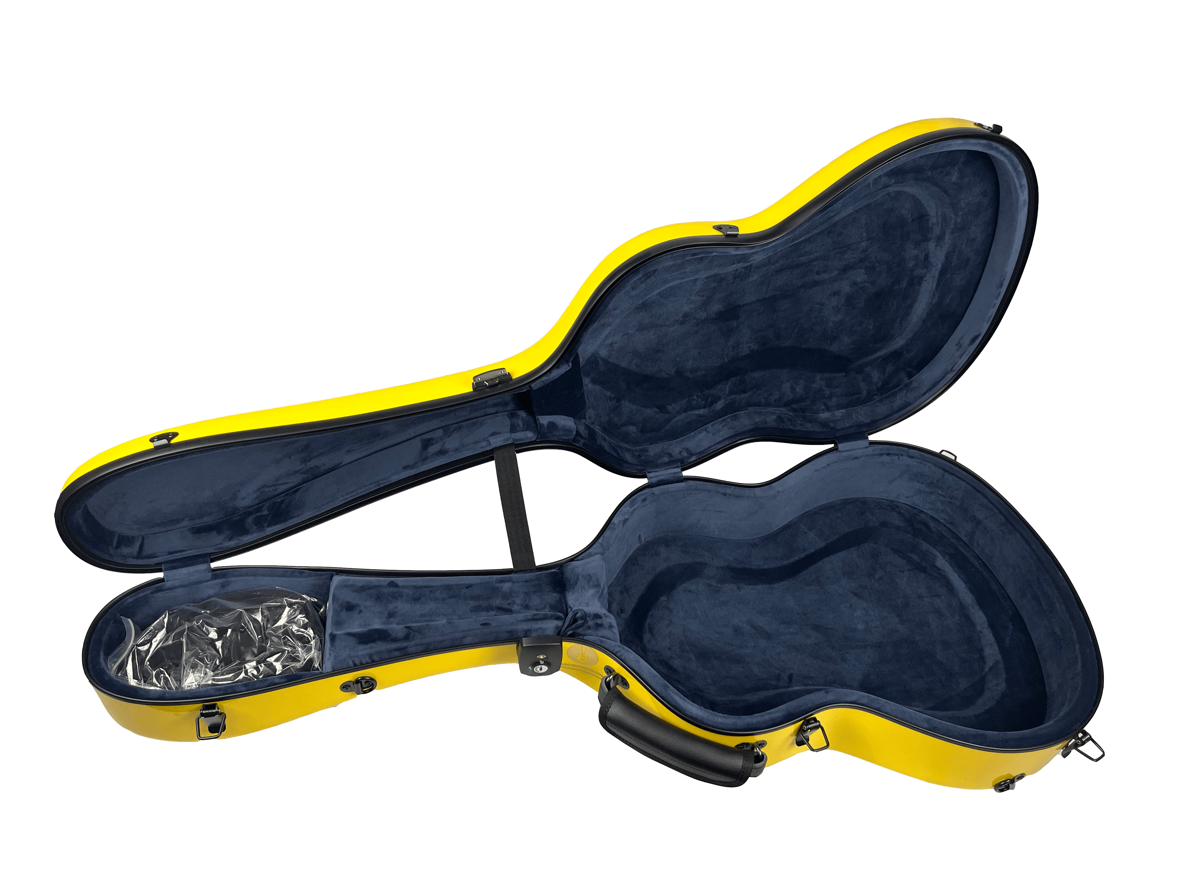 Carbon Case for Classical Guitar Acoustic, Flamenco guitar, Yellow Gloss - mackazie