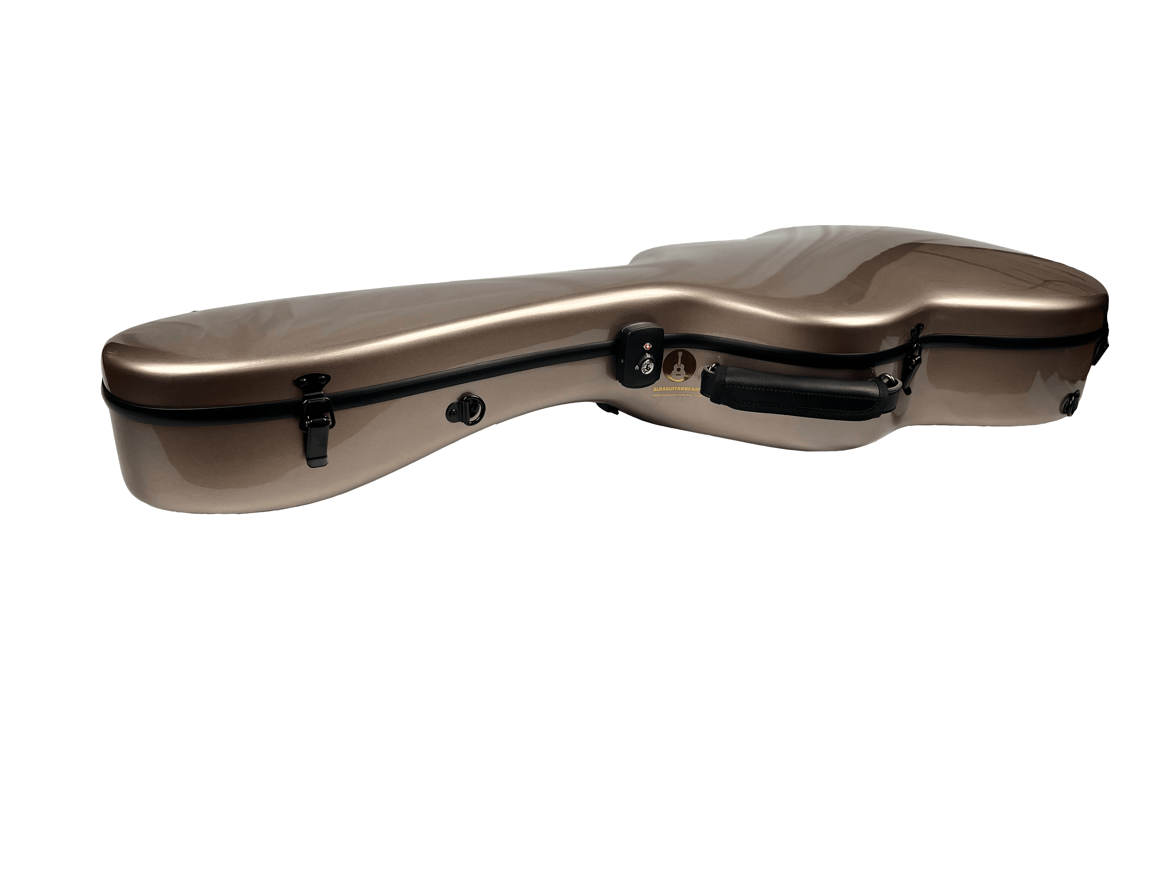 Carbon Case for Classical Guitar Acoustic, Flamenco guitar, Champagne Gloss - mackazie