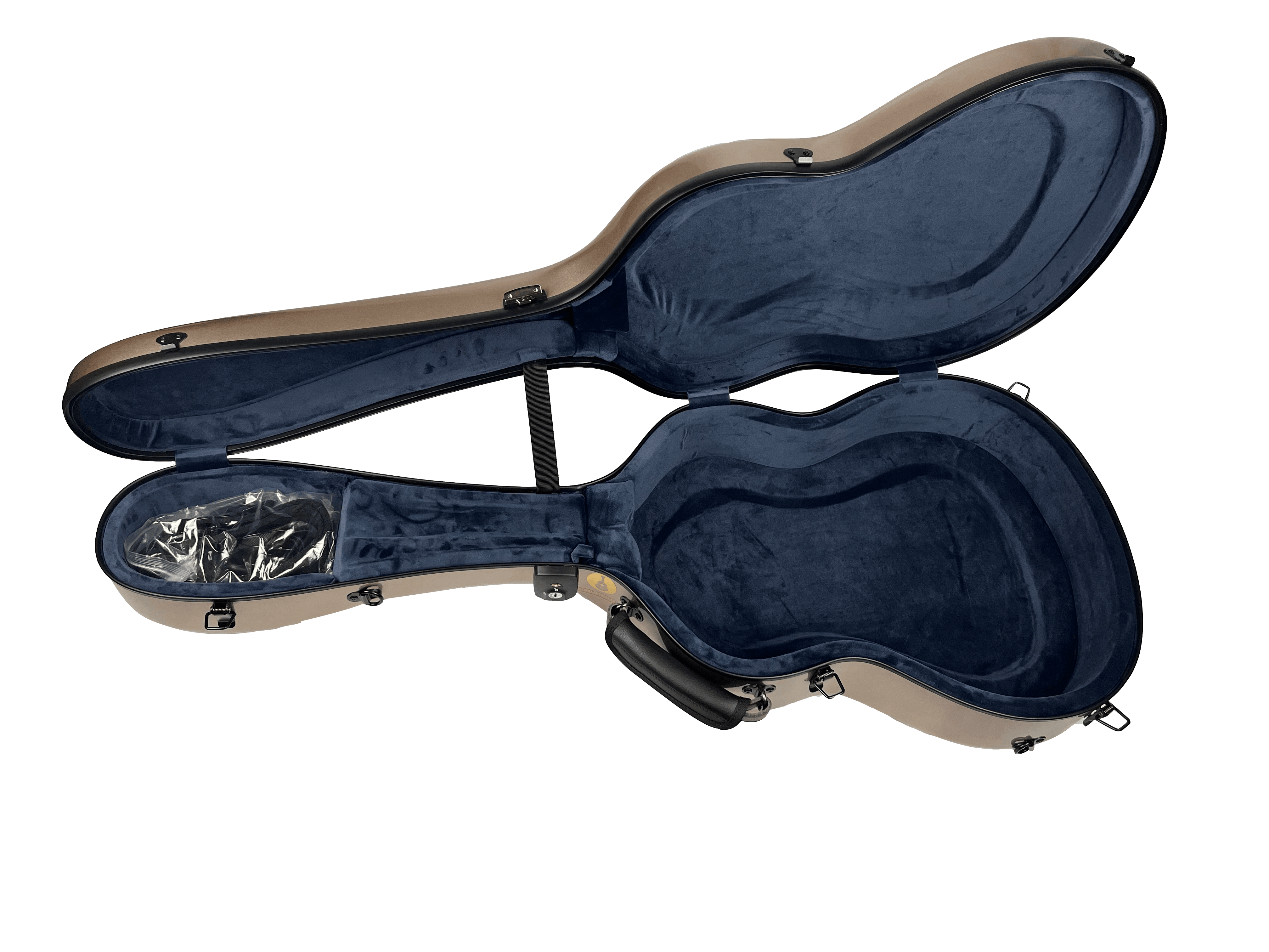 Carbon Case for Classical Guitar Acoustic, Flamenco guitar, Champagne Gloss - mackazie