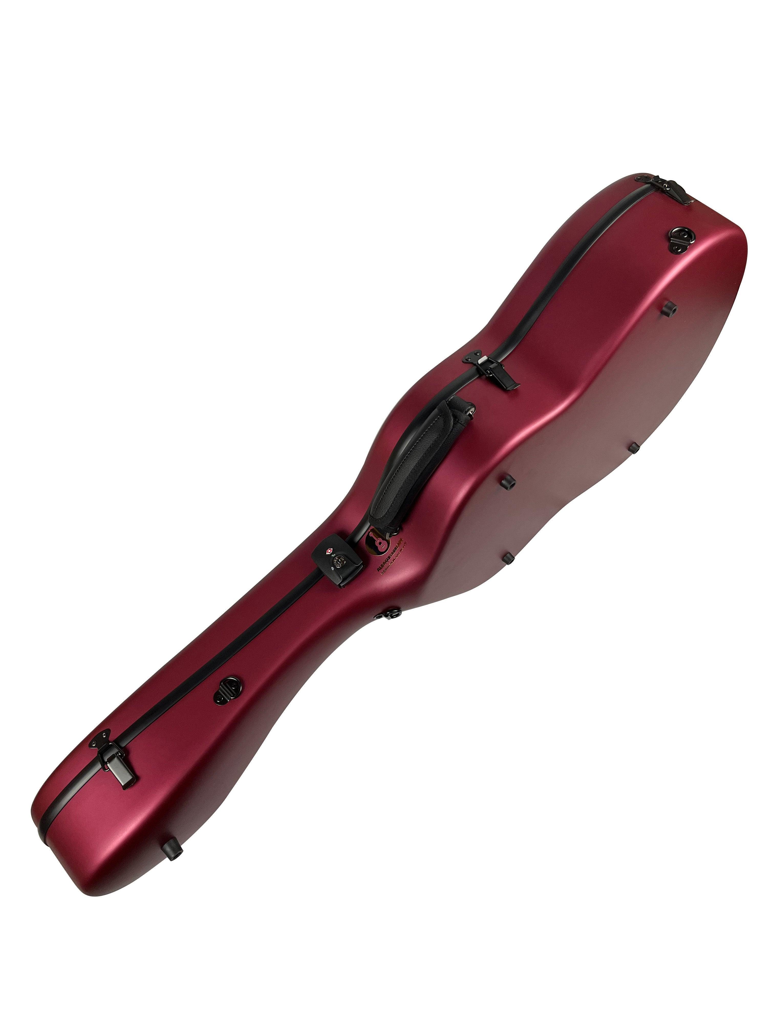 Carbon Case for Classical Guitar Acoustic, Flamenco guitar, Red Matte - mackazie