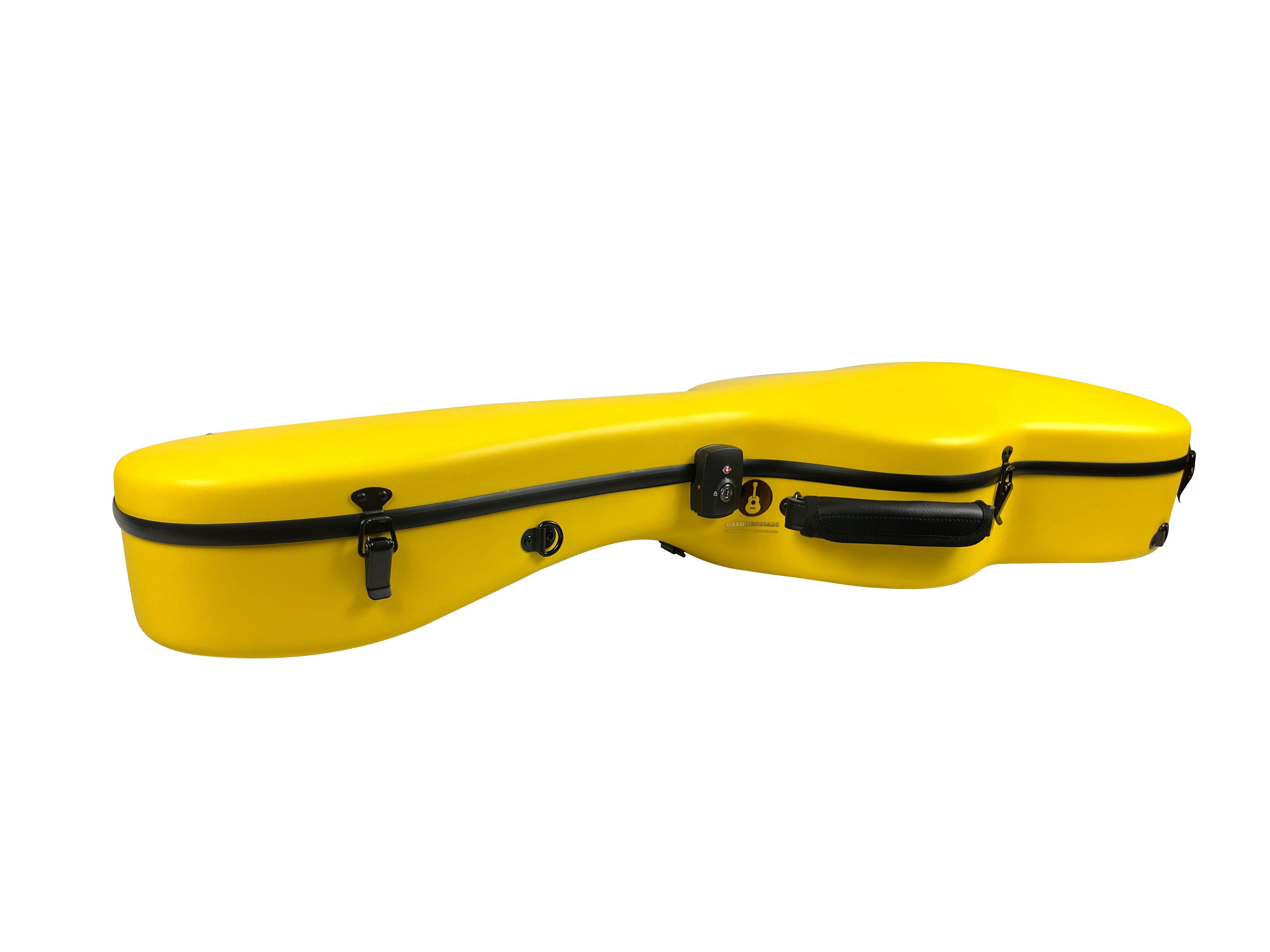 Carbon Case for Classical Guitar Acoustic, Flamenco guitar, Yellow Matte - mackazie