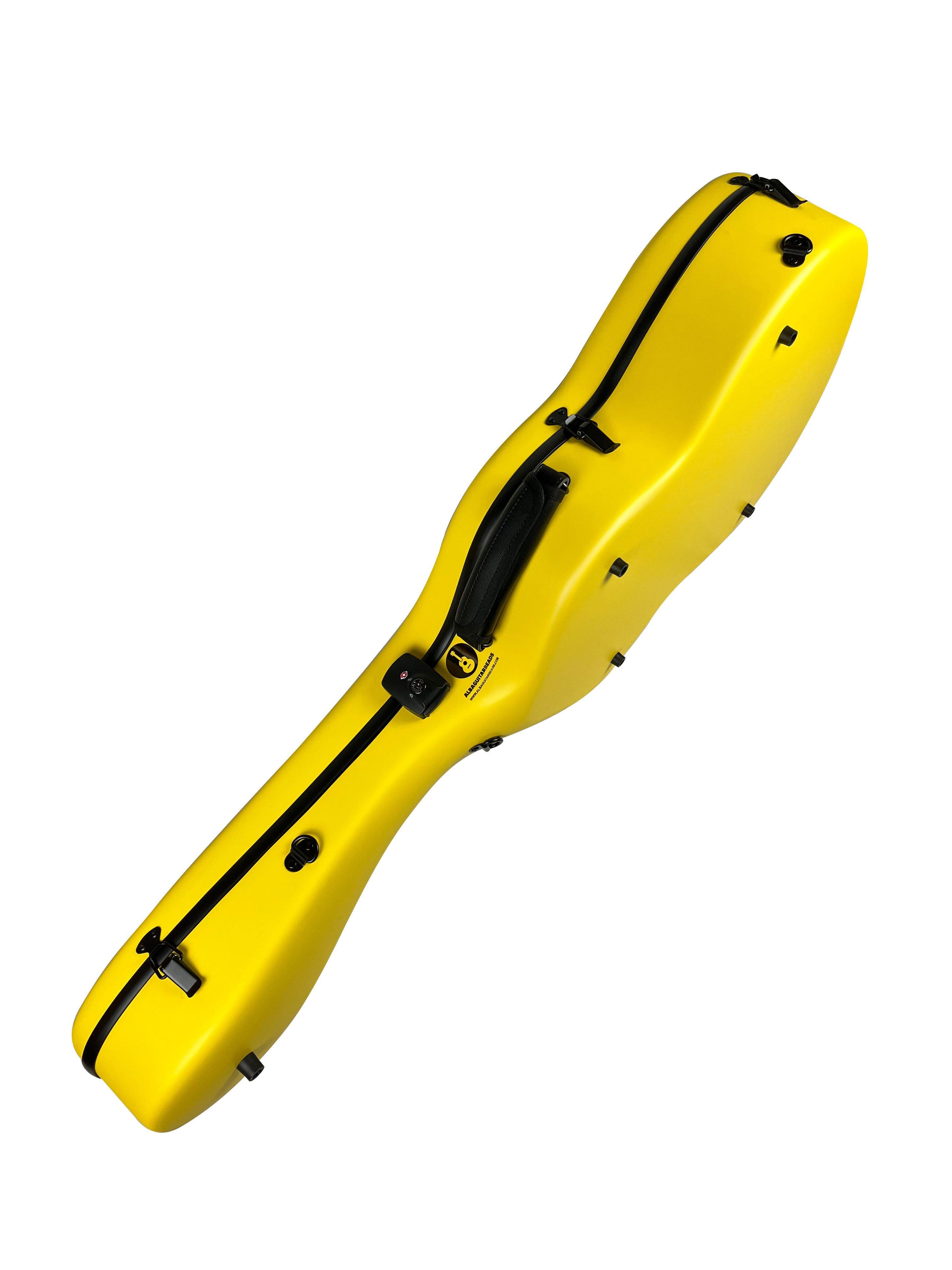 Carbon Case for Classical Guitar Acoustic, Flamenco guitar, Yellow Matte - mackazie