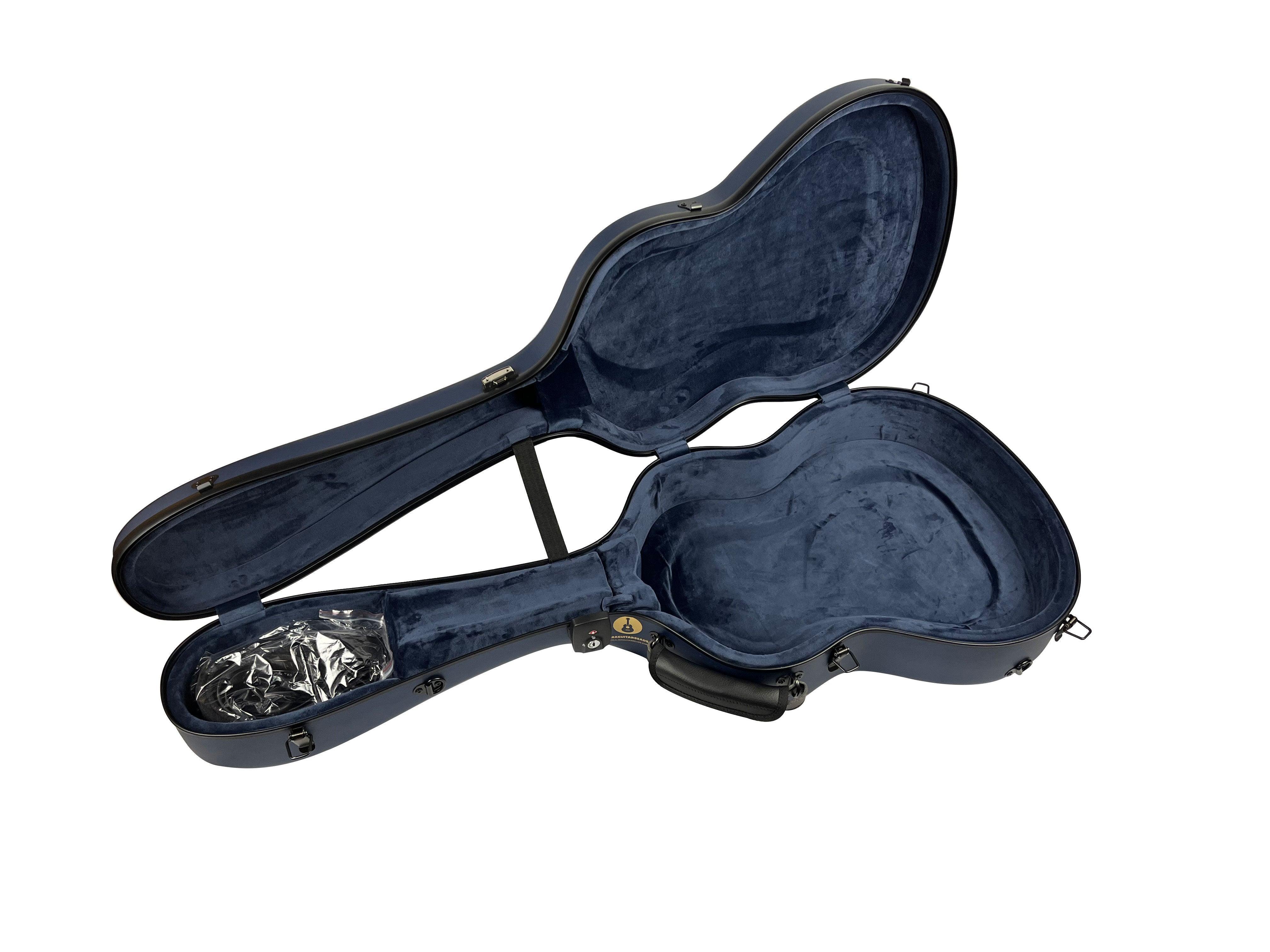Carbon Case for Classical Guitar Acoustic, Flamenco guitar, Blue Matte - mackazie