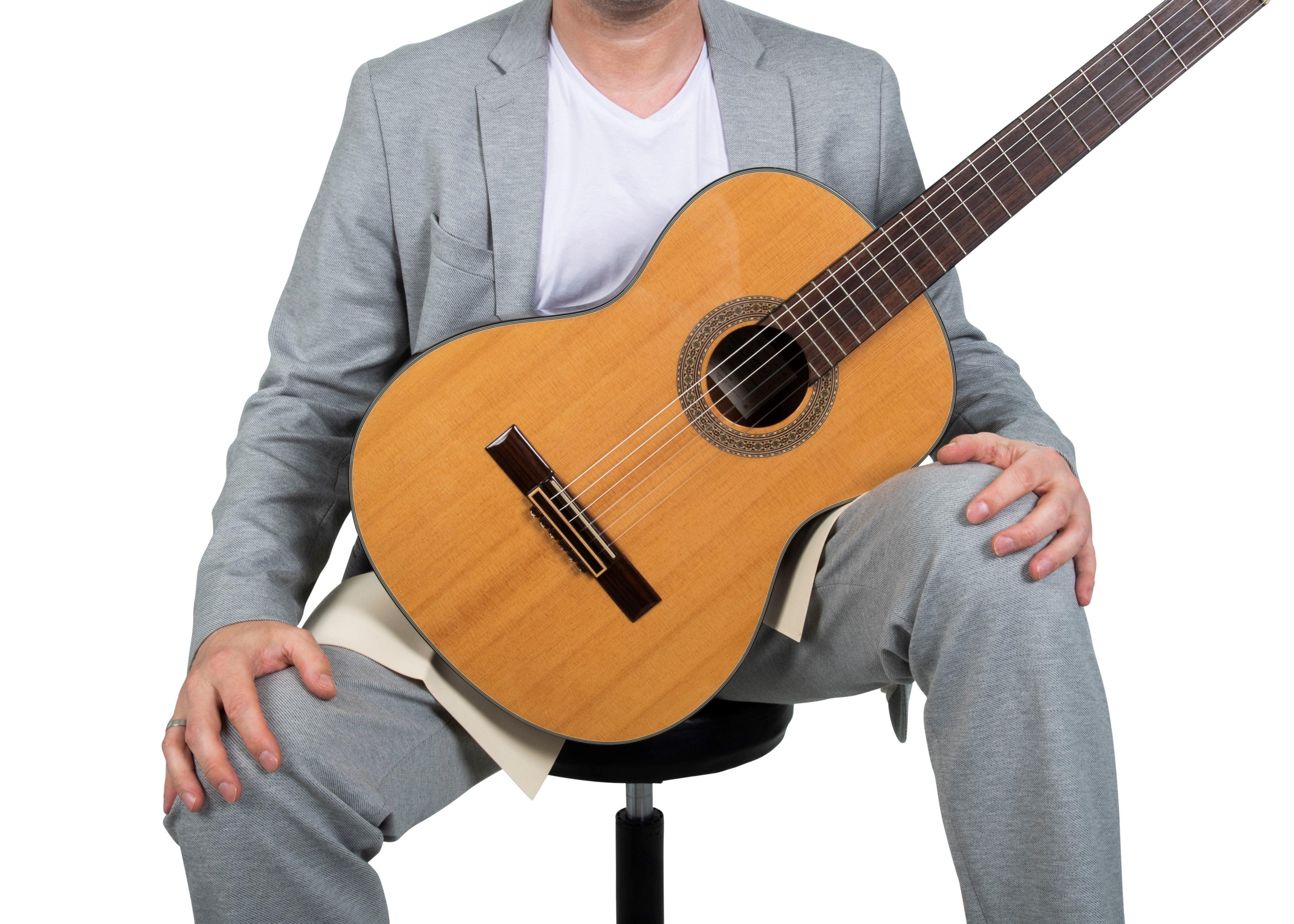 ALBA GUITAR GRASP – ANTI-SLIP BAND Neoprene band, Non-slip, Size Large, Beige - mackazie