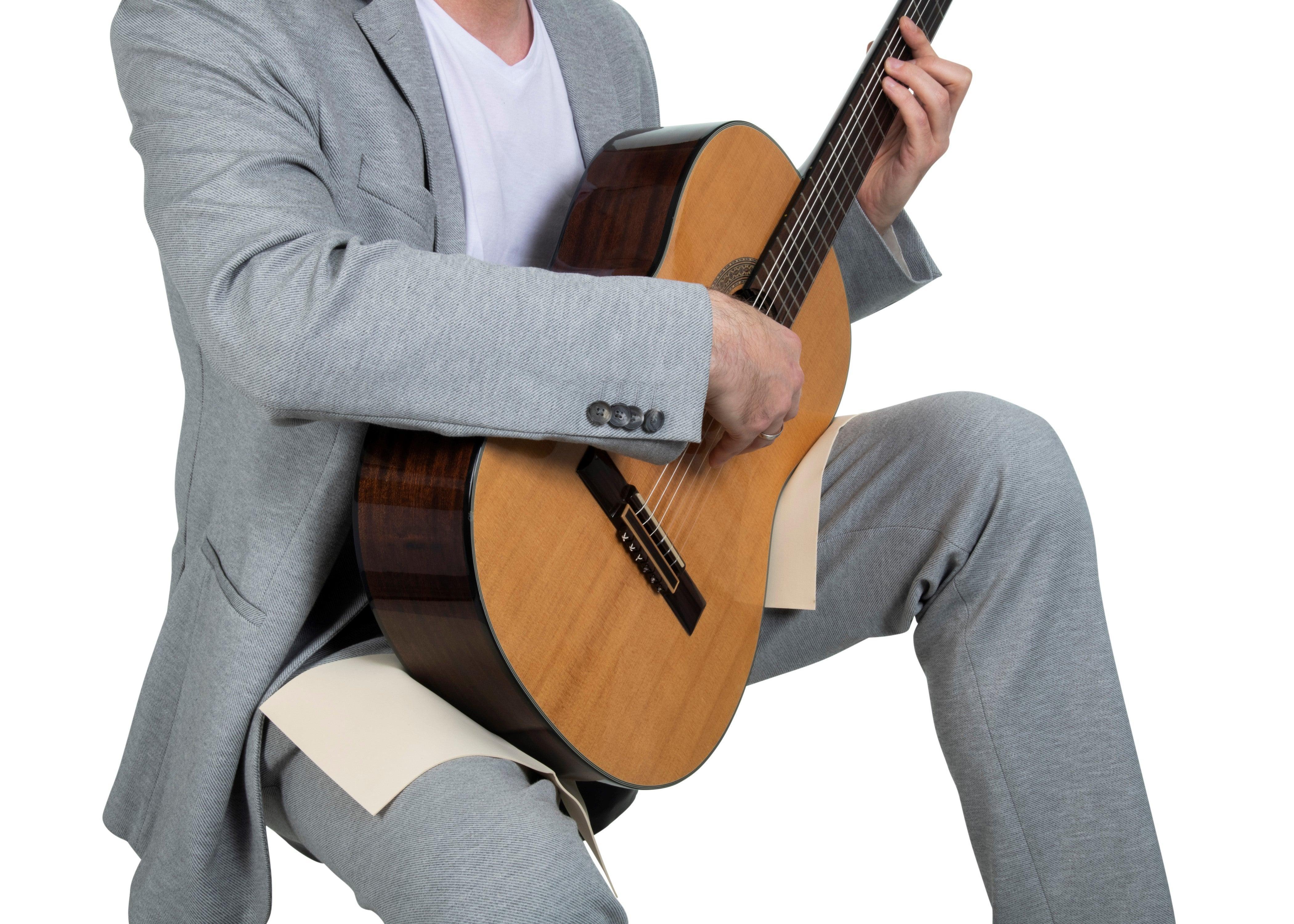 ALBA GUITAR GRASP – ANTI-SLIP BAND Neoprene band, Non-slip, Size Large, Beige - mackazie