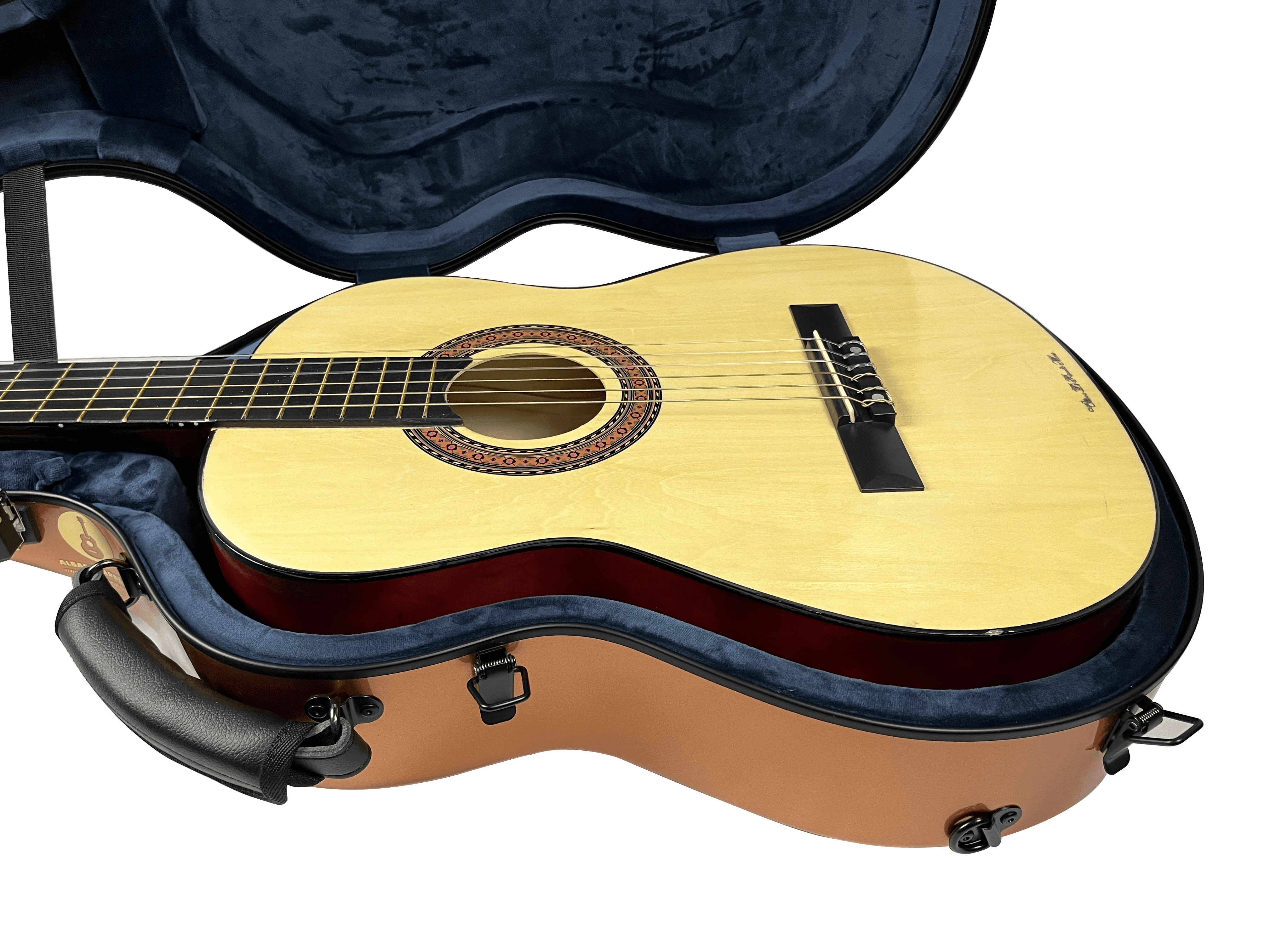 Carbon Case for Classical Guitar Acoustic, Flamenco guitar, Gold Matte - mackazie