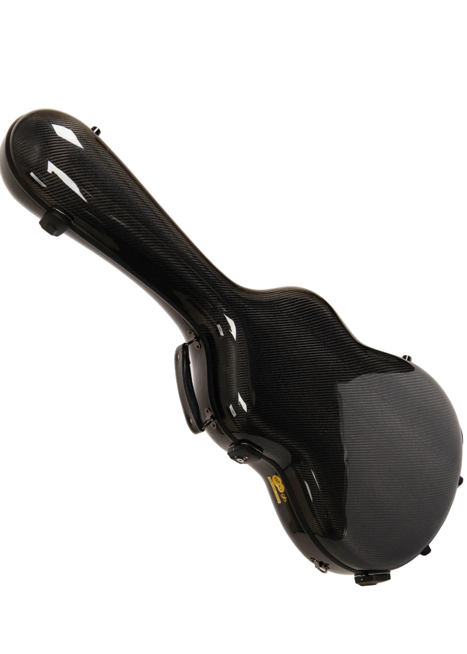 Alba Guitar Beads Case Black Carbon Pattern Gloss für klassische Gitarre, Akustikgitarre, Flamenco-Gitarrenkoffer