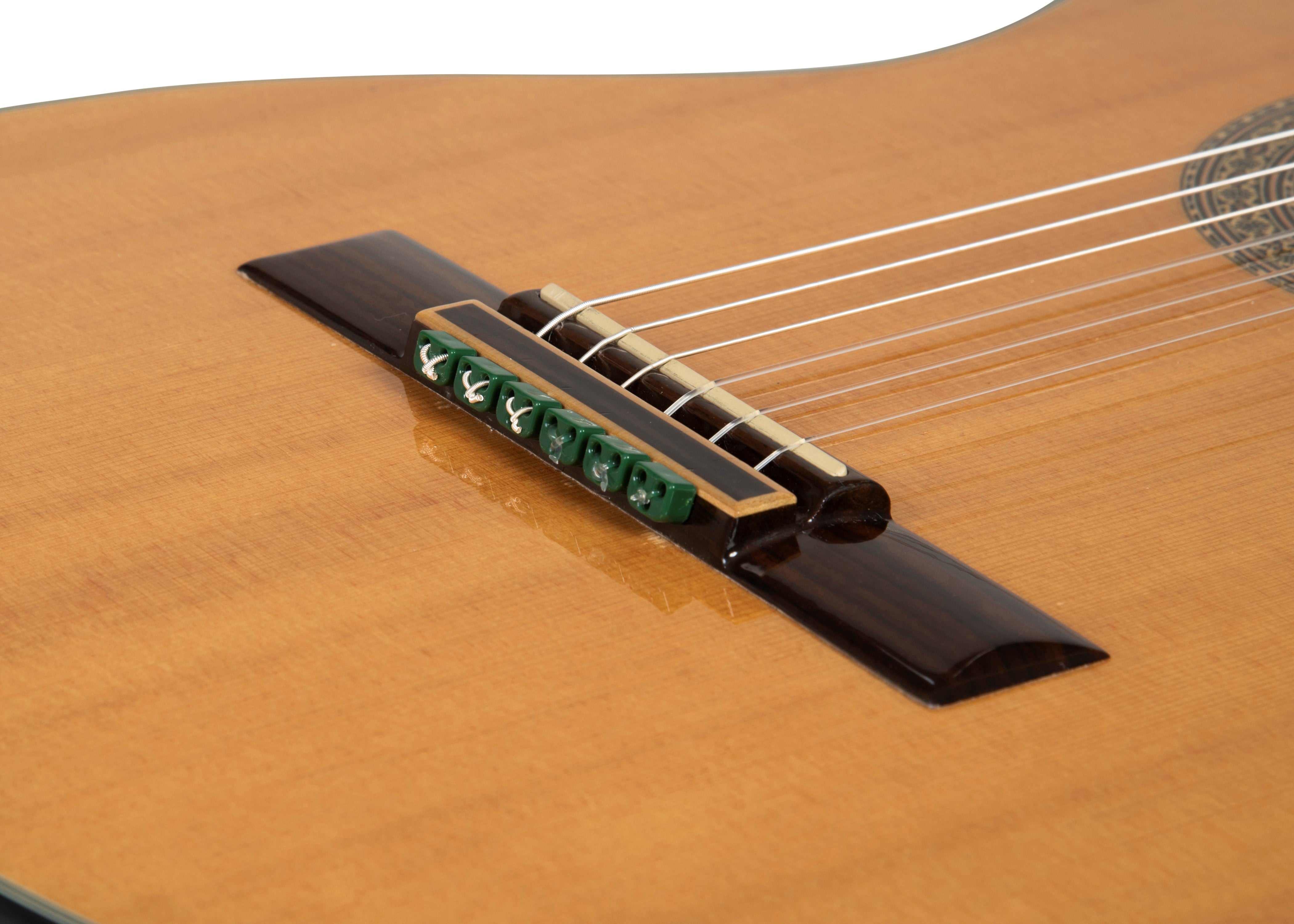 Alba Guitar Beads en plastique vert pour guitare classique guitare flamenco acoustique 