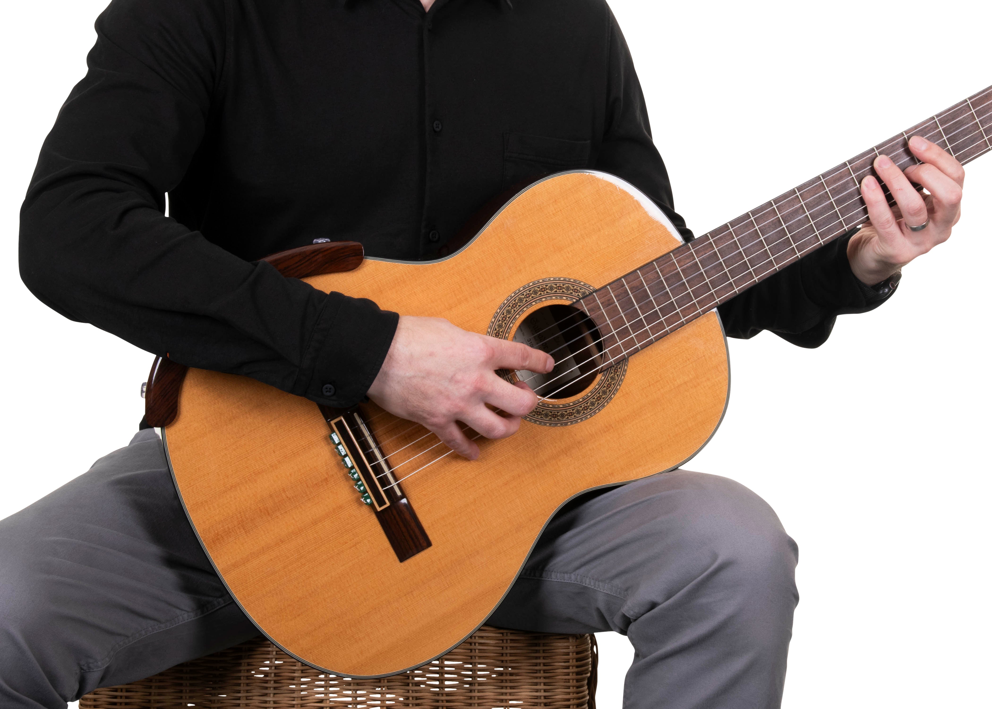 L’appoggia braccio per chitarra classica marrone scuro, L’appoggia braccio per chitarra flamenco Alba Guitar ArmRest