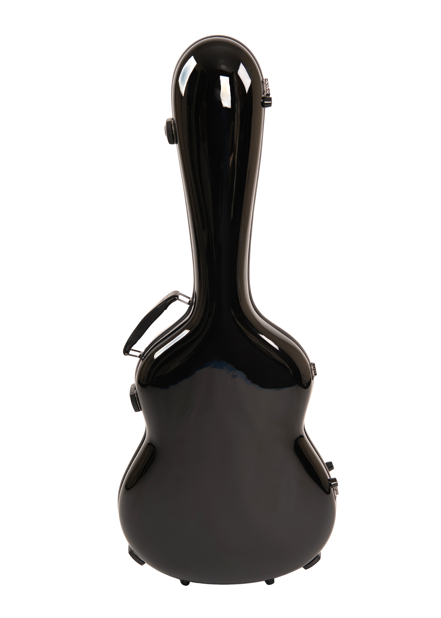 Alba GB Fiber glass Case Black Gloss for Classical Guitar Acoustic, Flamenco guitar case