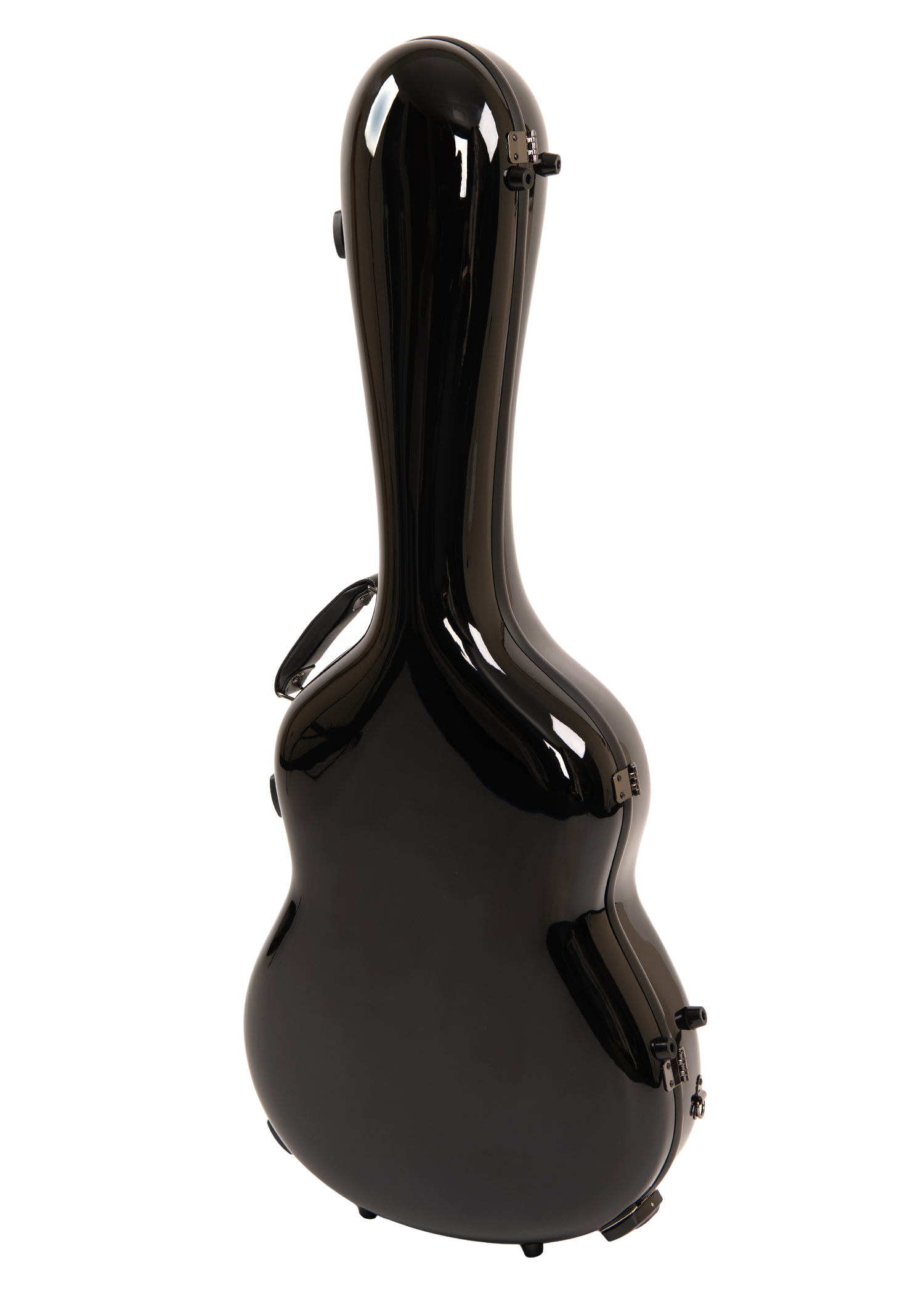 Alba GB Fiber glass Case Black Gloss for Classical Guitar Acoustic, Flamenco guitar case