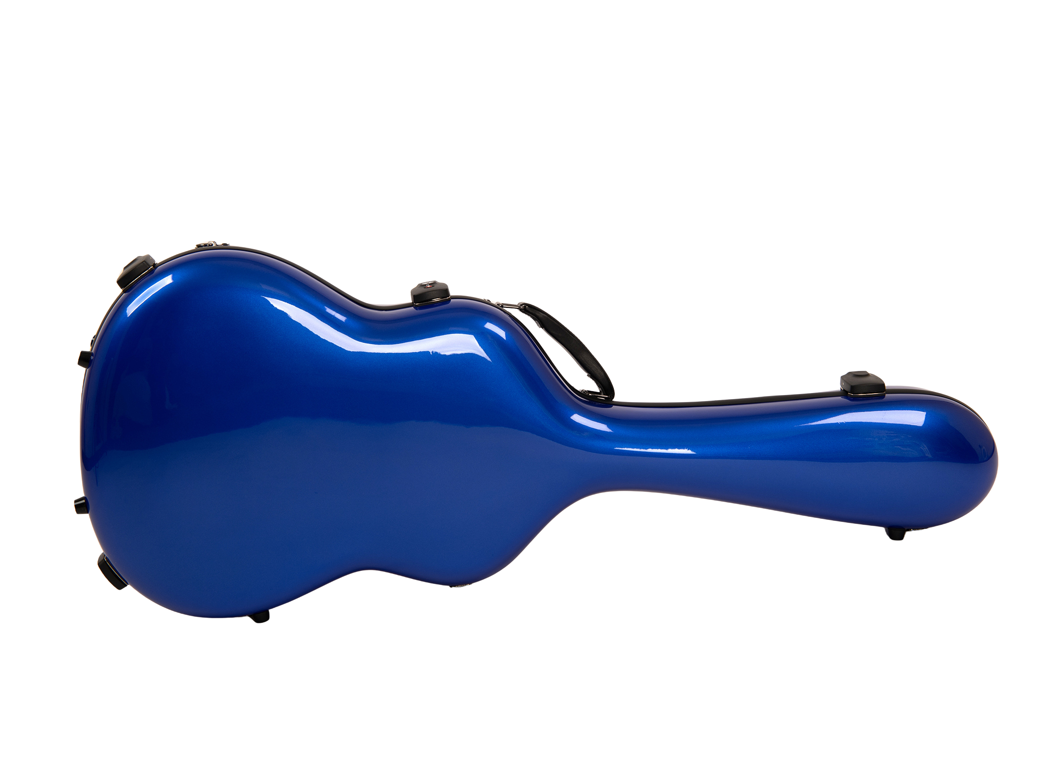 Alba GB Fiber glass Case Blue Gloss for Classical Guitar Acoustic, Flamenco guitar case
