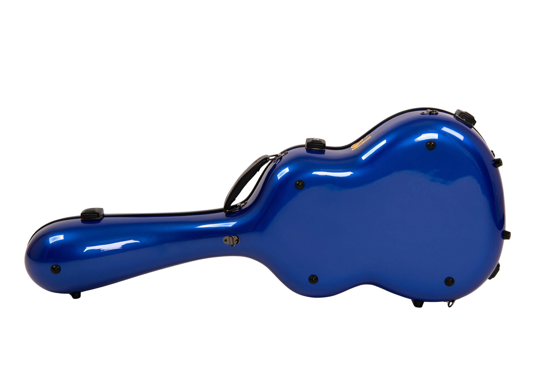 Alba GB Fiber glass Case Blue Gloss for Classical Guitar Acoustic, Flamenco guitar case