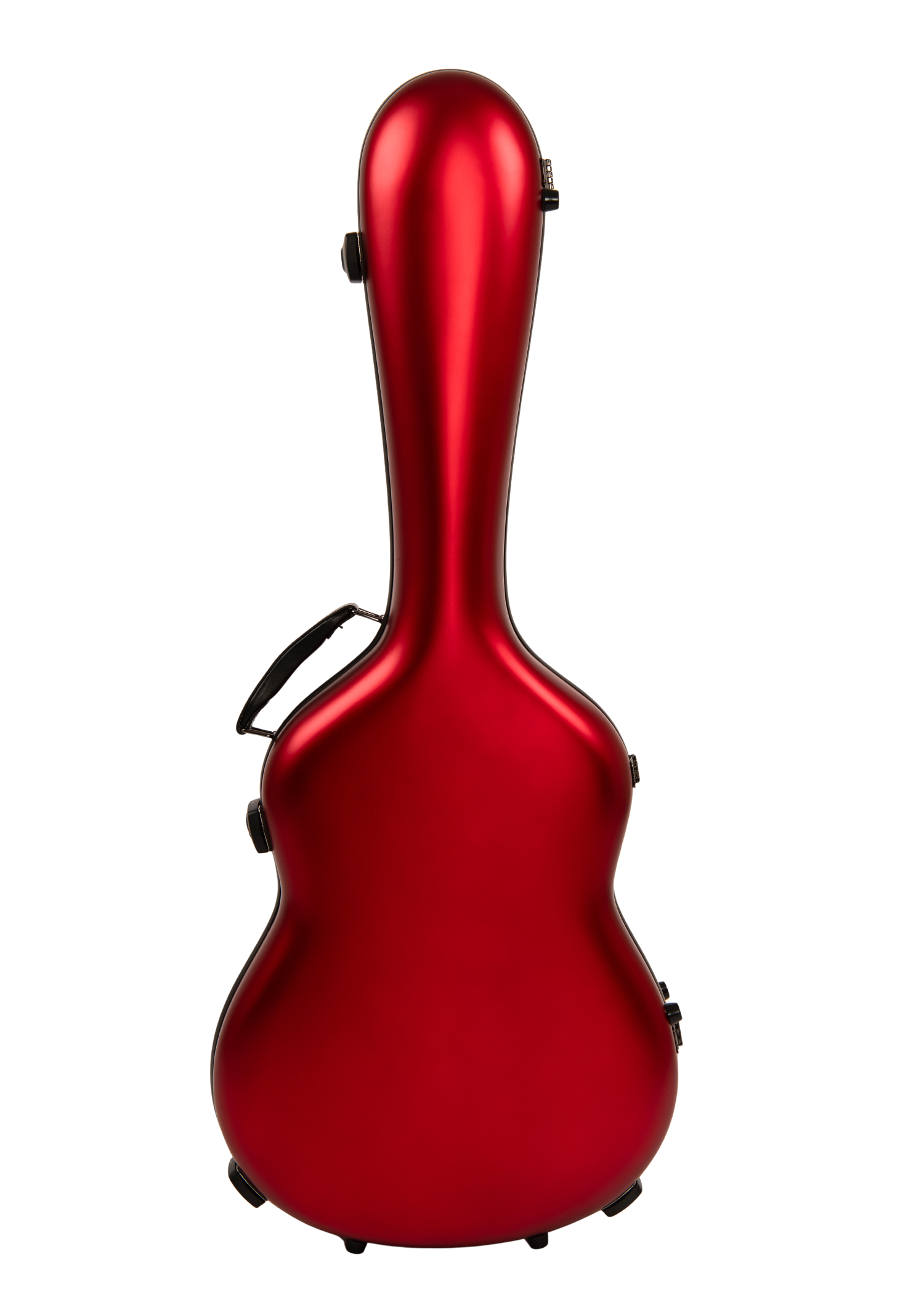 Fiber Glass Alba Guitar Case Red Matte For Classical Guitar Acoustic, Flamenco guitar case